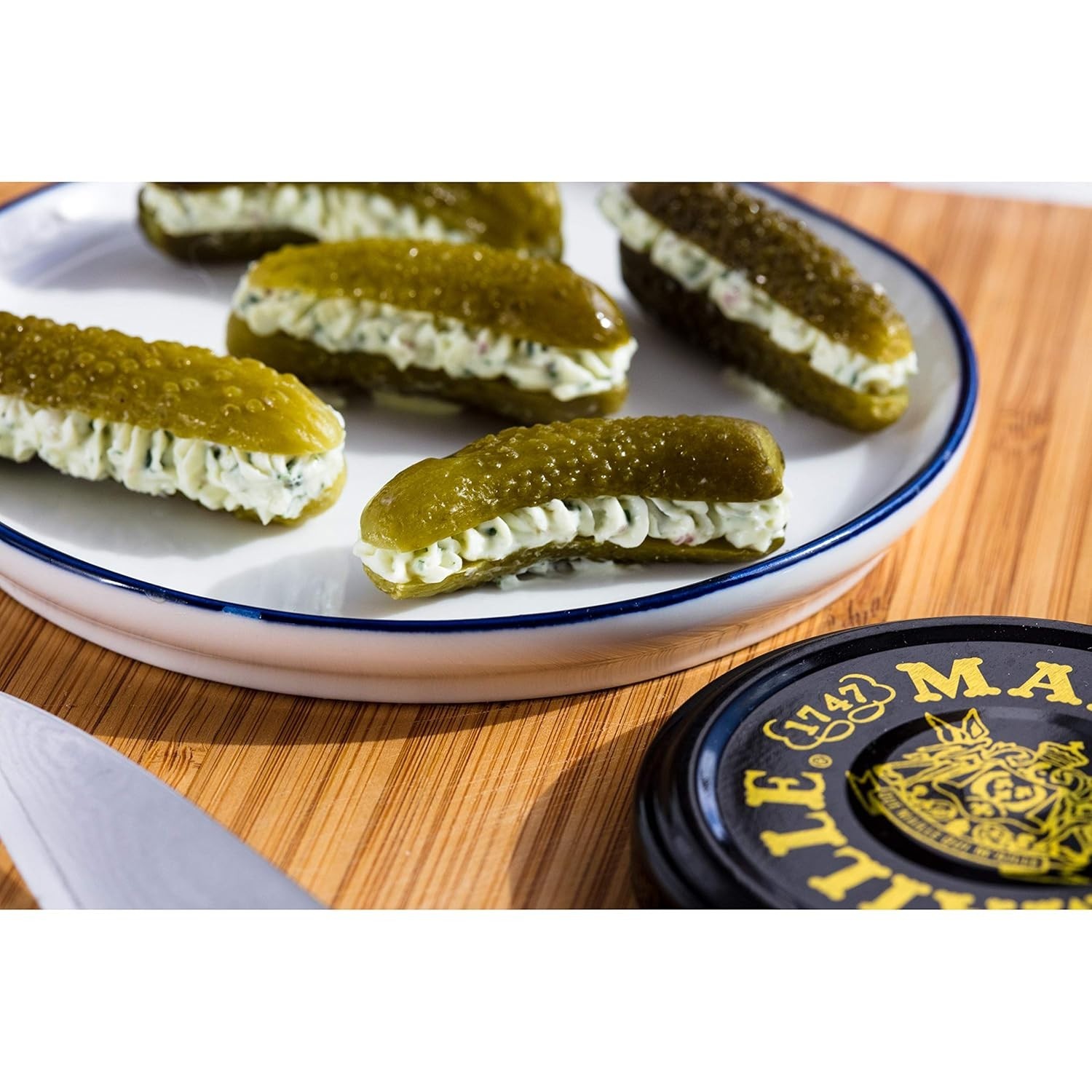 Authentic French Cornichons – Extra-Tart Gherkins for Gourmet Snacking – 13.5 oz