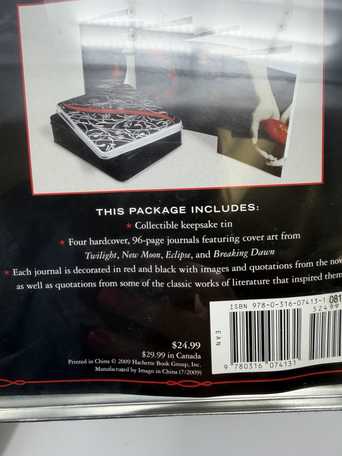 Twilight Saga Journals by Stephenie Meyer (2009, Hardcover) In Tin BRAND NEW