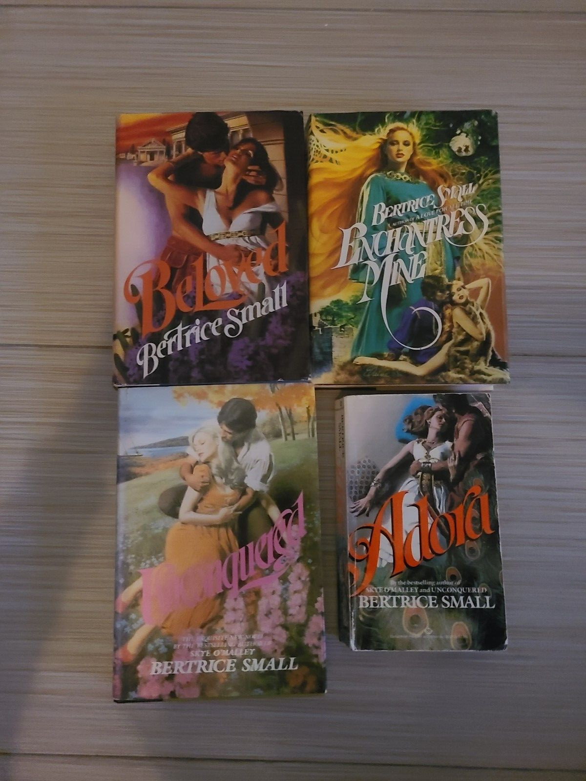 Bertrice Small – 1980s single novels – 3 Hardcover – 1 mass market – books