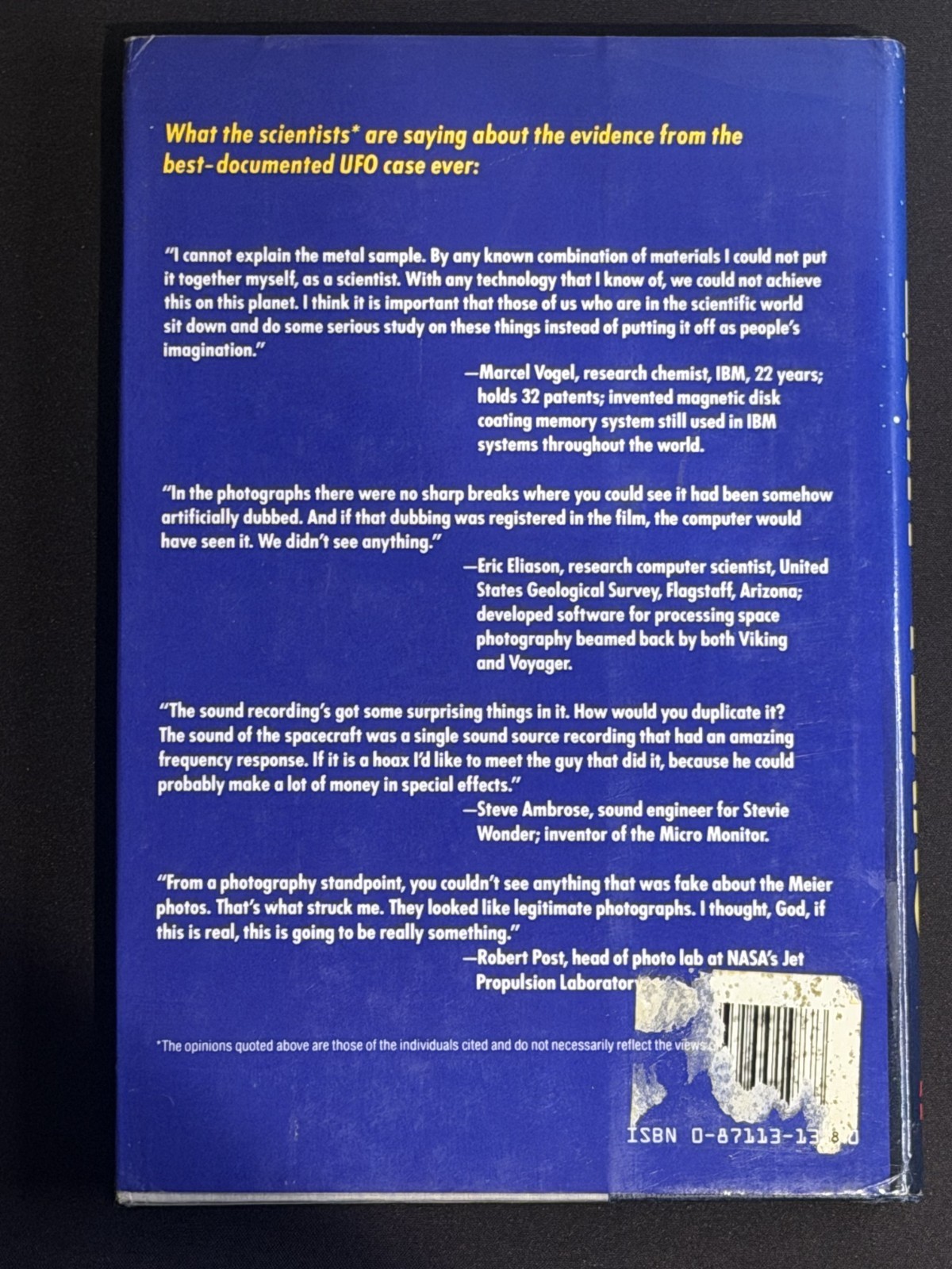 LIGHT YEARS by GARY KINDER (1987, Hardcover) Rare OOP Paranormal UFO HC/DJ Book