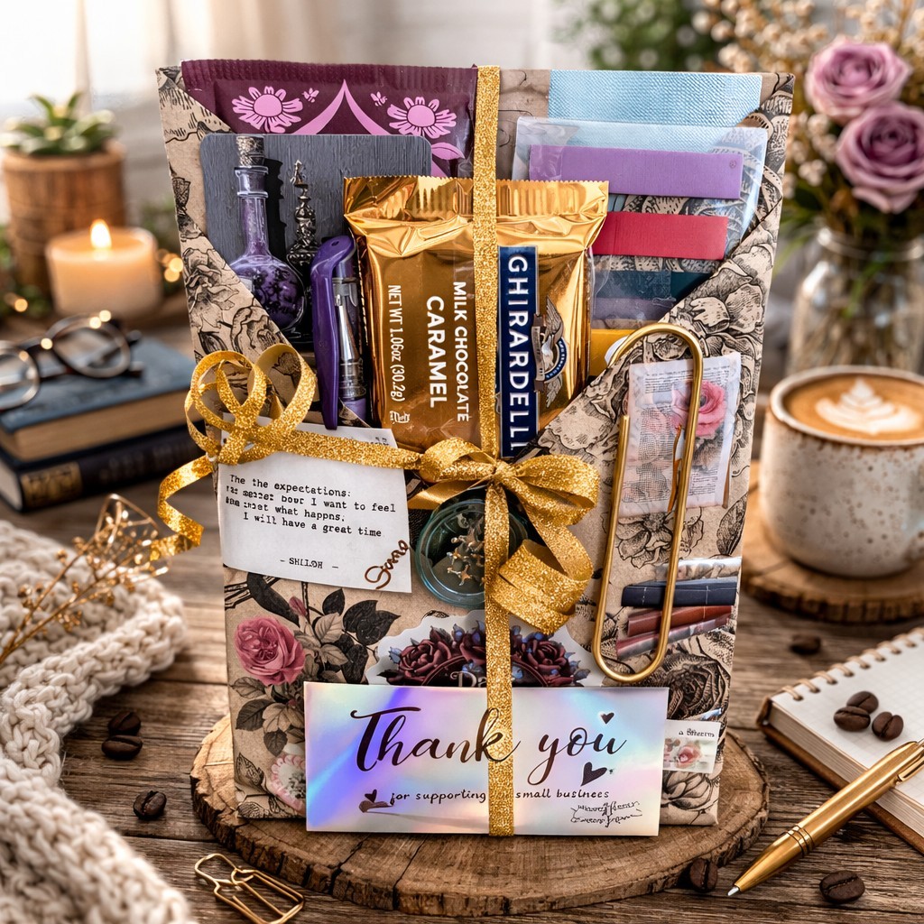 Enchanted Escape: Blind Date With A Book, Tea, Candy Bookmark More Booktok