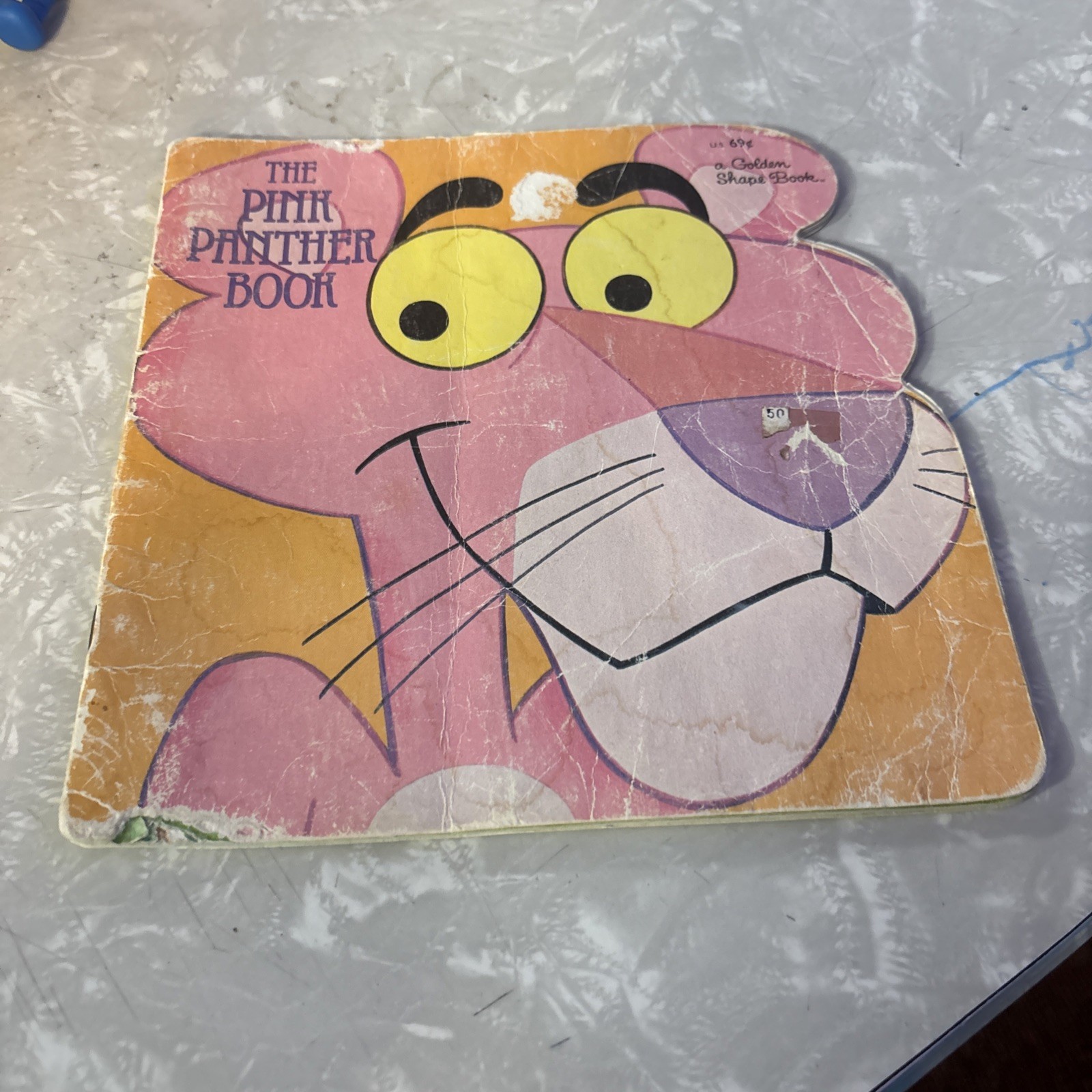 The Pink Panther Book for Kids from Golden Press 1976 Golden Shape book
