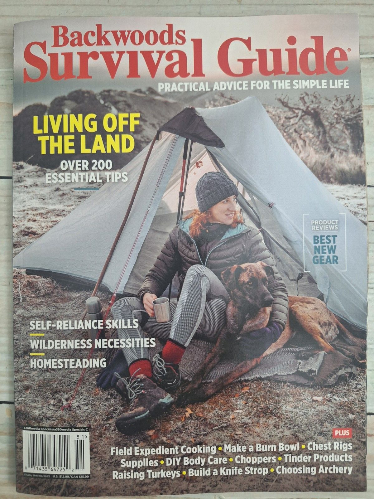 backwoods survival guide March 2025 Magazine free shipping living off the land