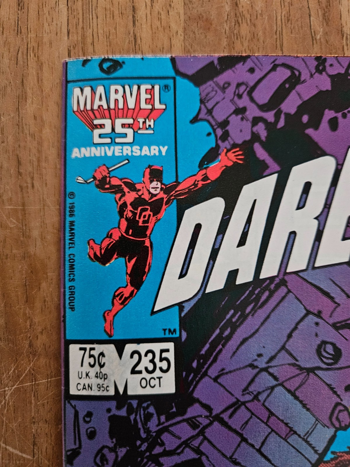 DAREDEVIL #235 MARVEL 1986 HIGH GRADE IN PRISTINE CONDITION NM 9.0