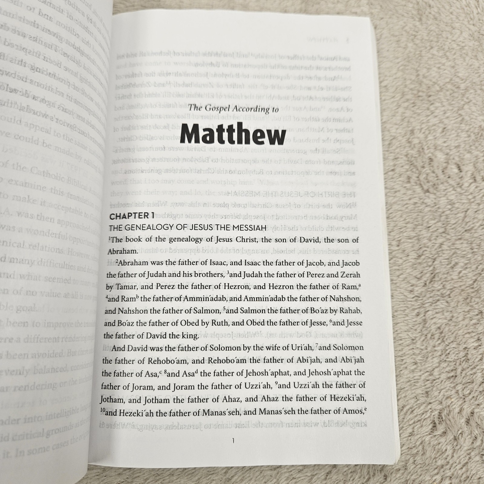 The New Testament Revised Standard Version Catholic Edition 2018 Paperback