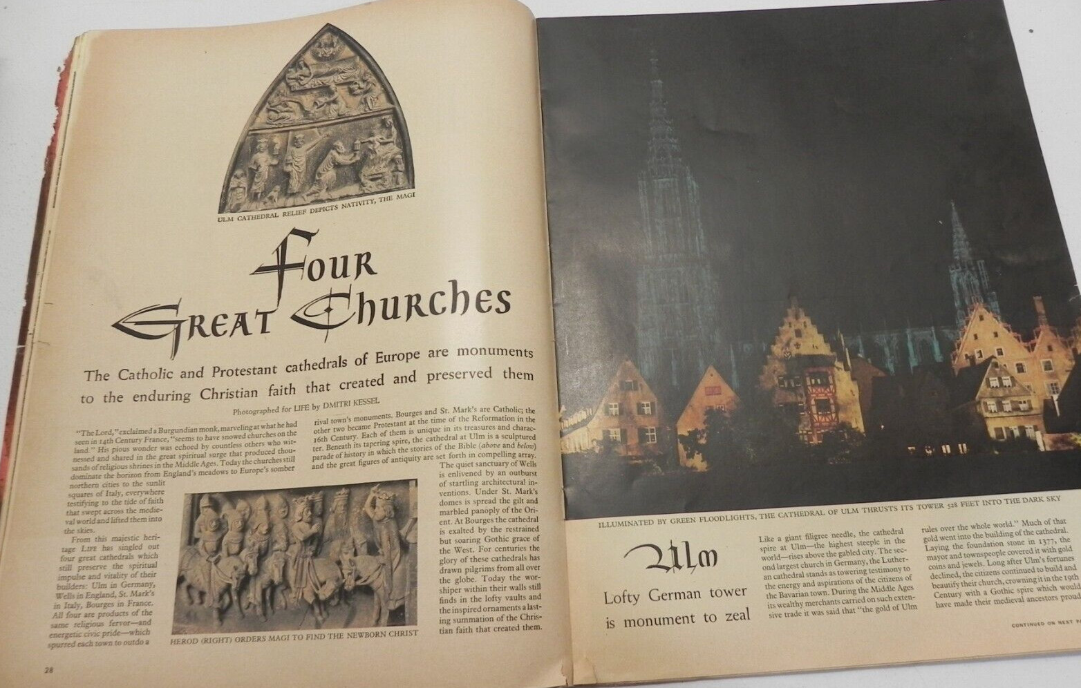 LIFE MAGAZINE- DECEMBER 28, 1953 – WIZARD OF OZ, GREAT CHURCHES, FOREIGN AID