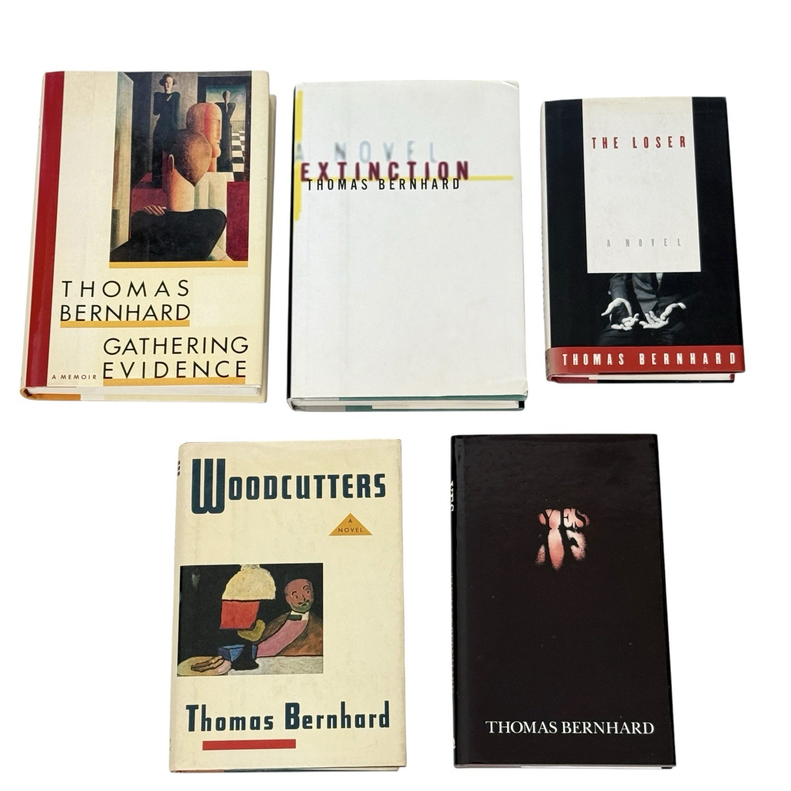 Thomas Bernhard HC 1st Edition Lot Of 5: The Loser, Woodcutters, Extinction, Yes