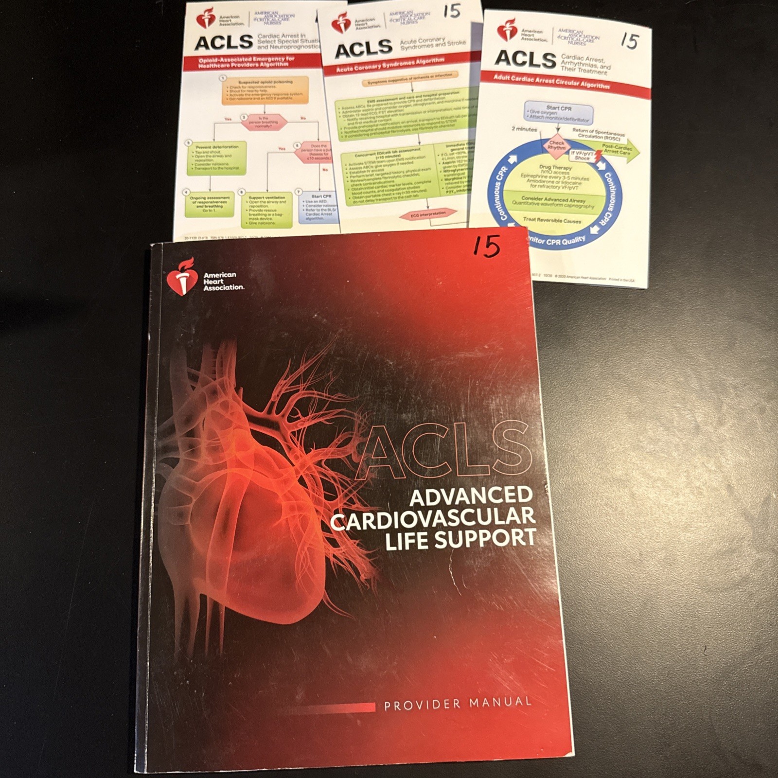 ACLS Advanced Cardiovascular Life Support Provider Manual w/ Tabs