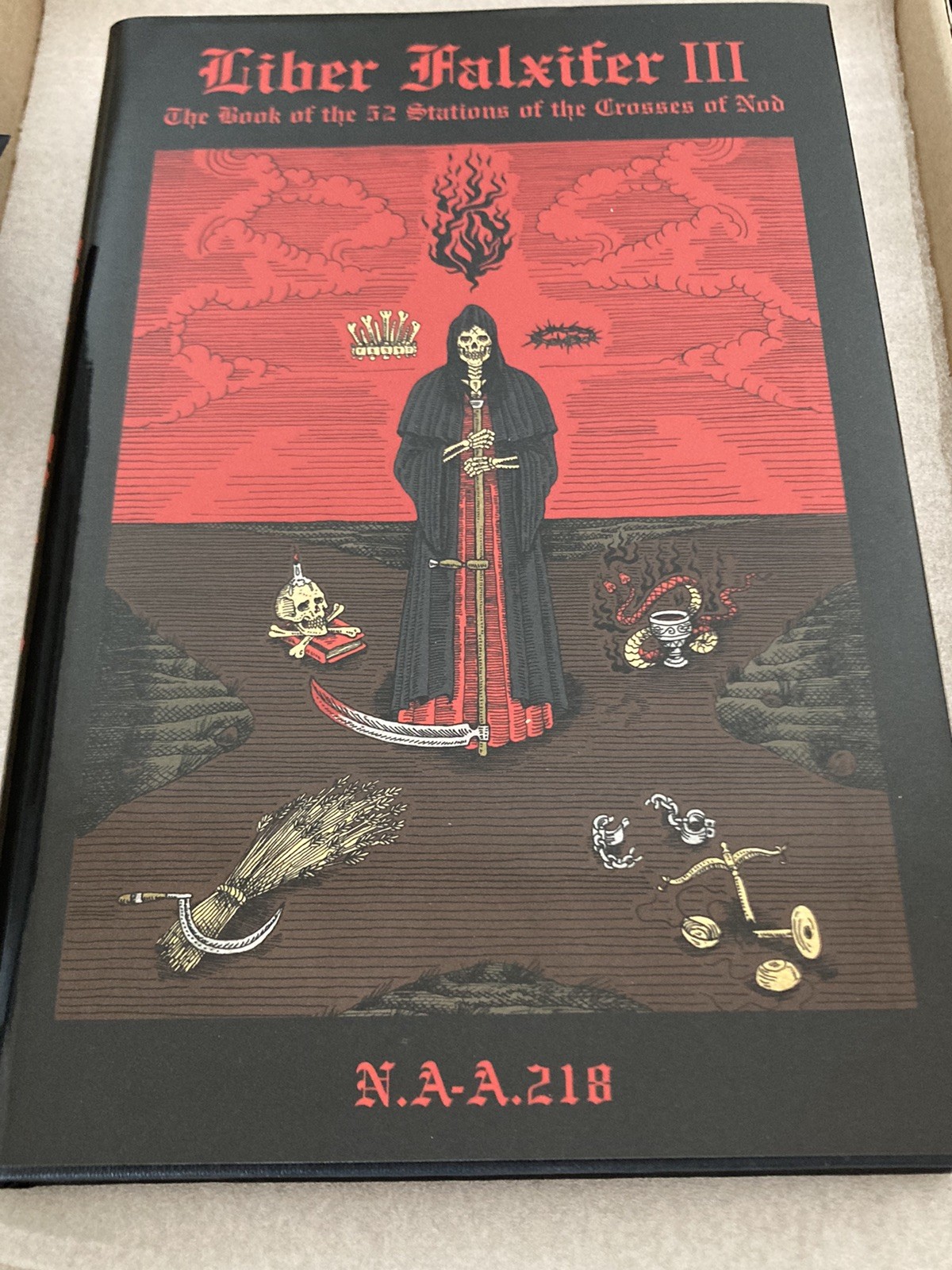 Liber Falxifer III First Edition 483/1300 N.A.A.12 Ixaxaar mint in original case