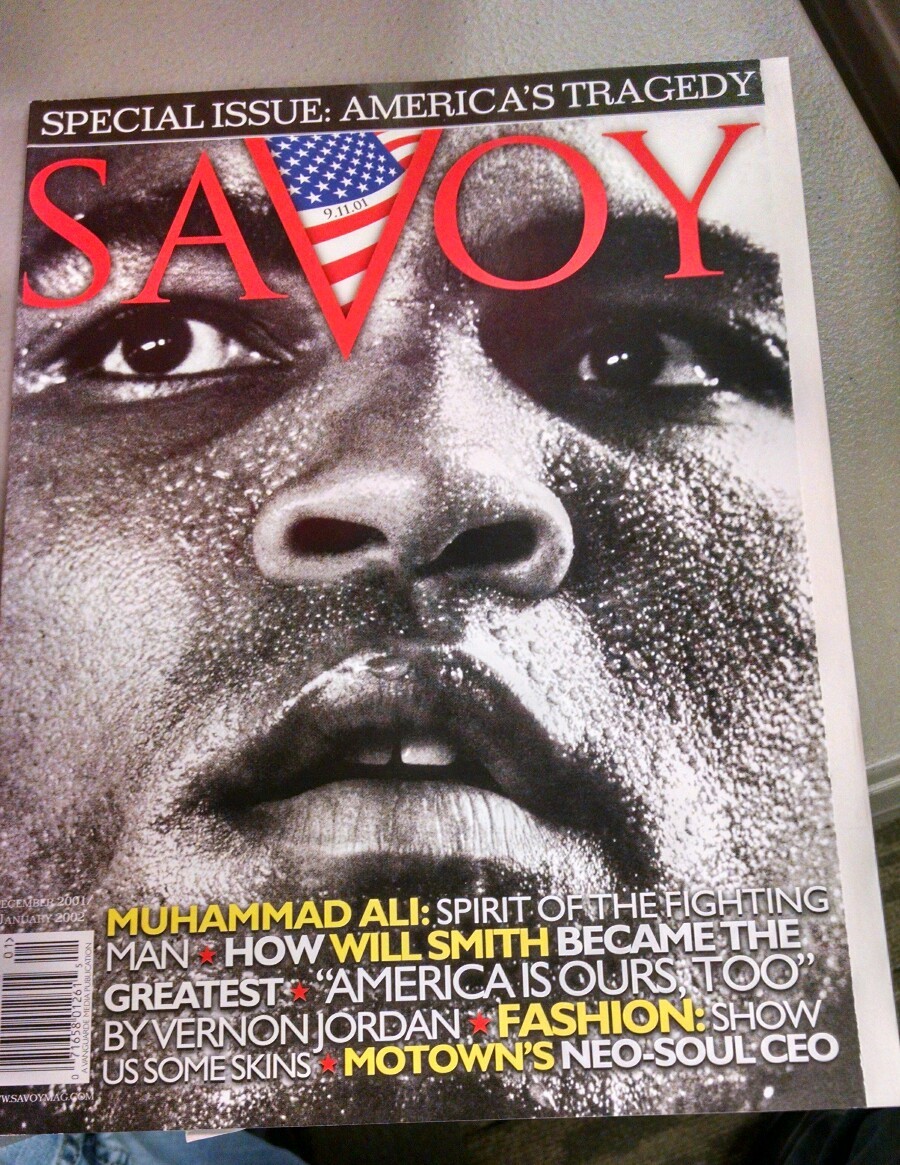 RARE** SAVOY 9/11/01 Special Issue Muhammad Ali America&rsquo;s tragedy c56