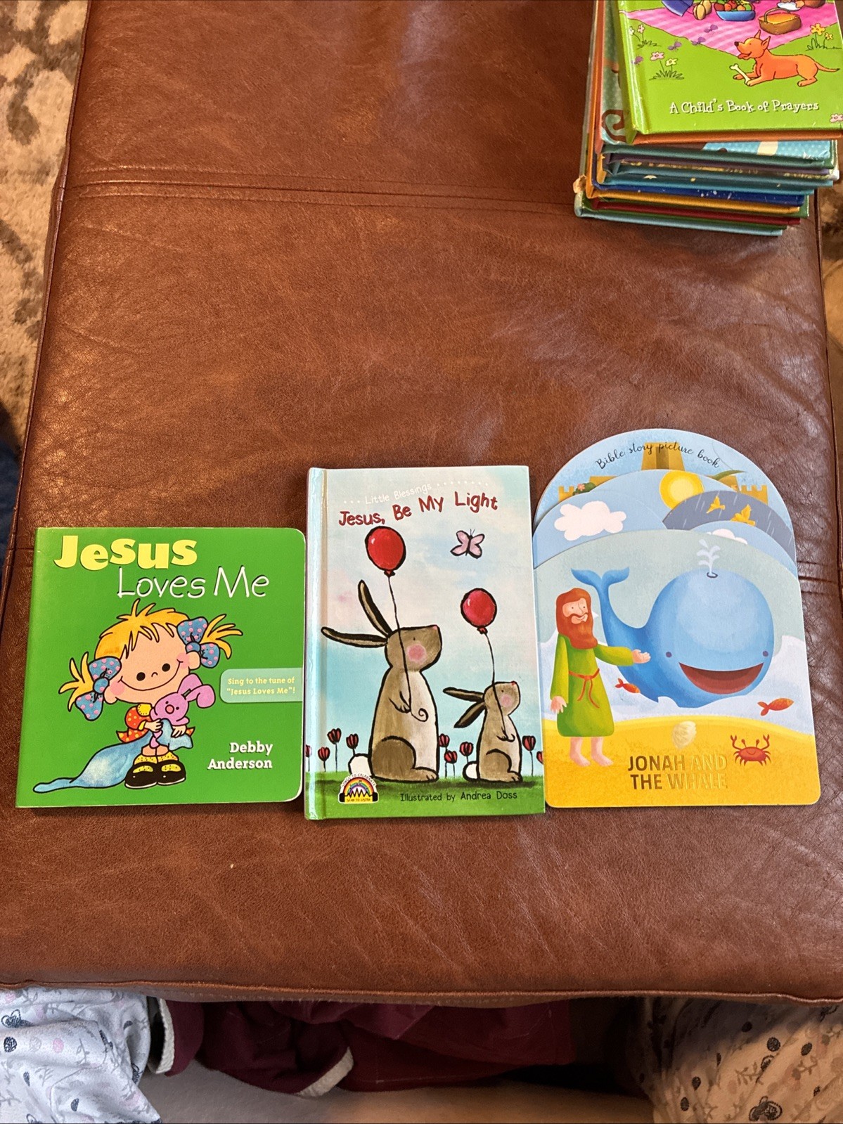 Bible Stories Religious Children Picture Board Books Lot Of 3 Ages 0-3
