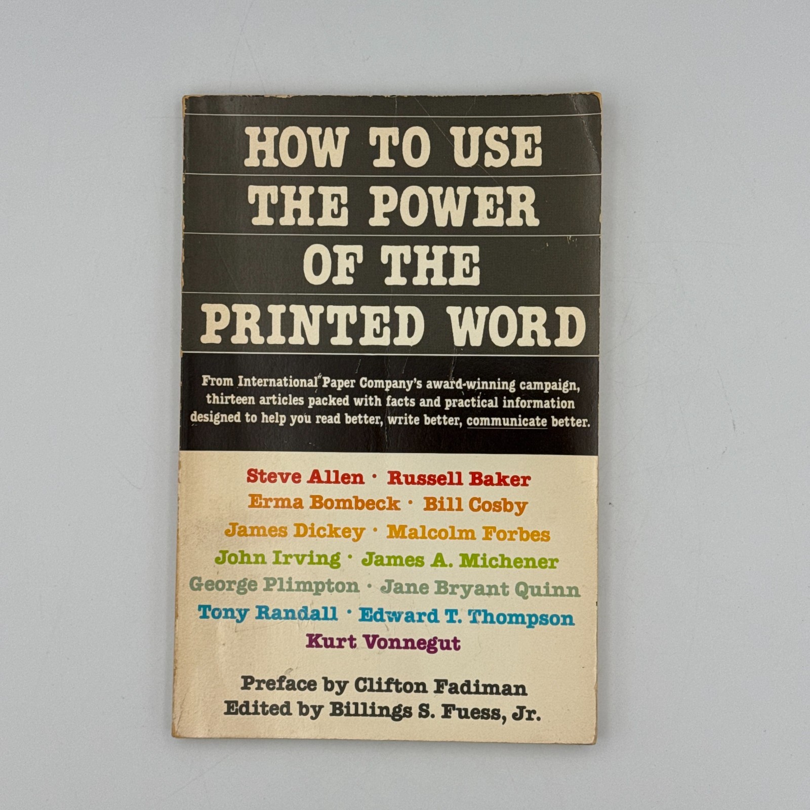 How to Use the Power of the Printed Word Paperback 1985 International Paper Co