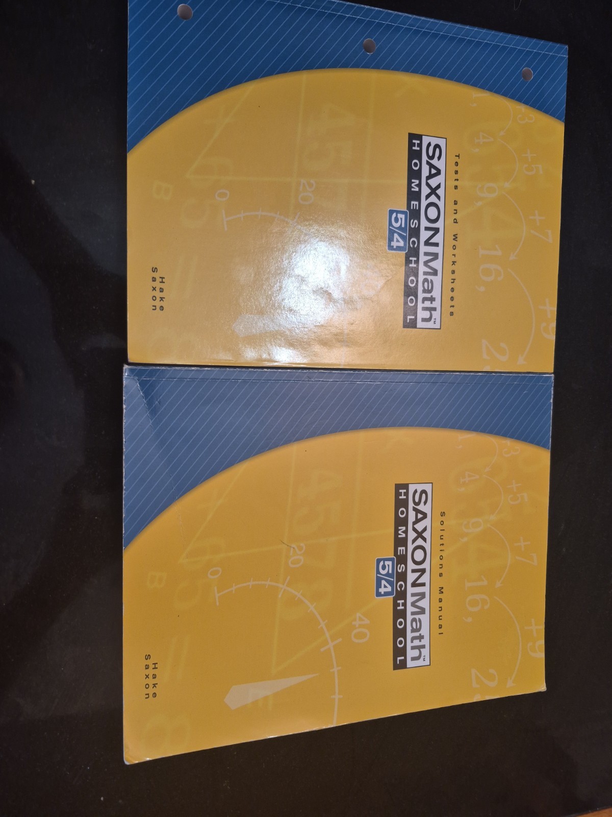 Saxon Math 5/4 Tests and Worksheets & Solutiins Manual by Stephen Hake -Saxon