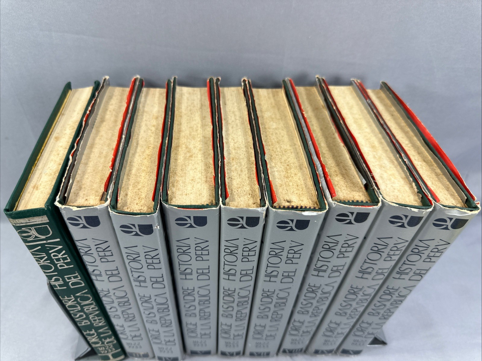 Historia De La Republica Del Peru 1822-1933 Books 9 Volumes 1 -10 Missing Vol 2