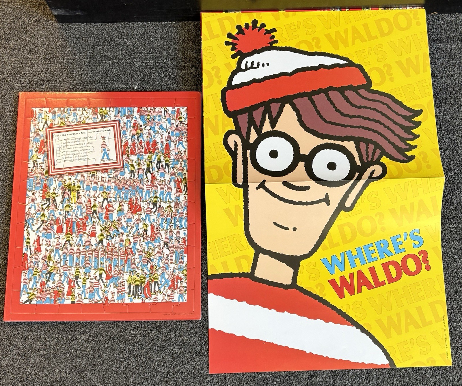 WHERE&rsquo;S WALDO? THE SUPER SIX! MARTIN HANDFORD SIX BOOKS, A POSTER, AND A PUZZLE!