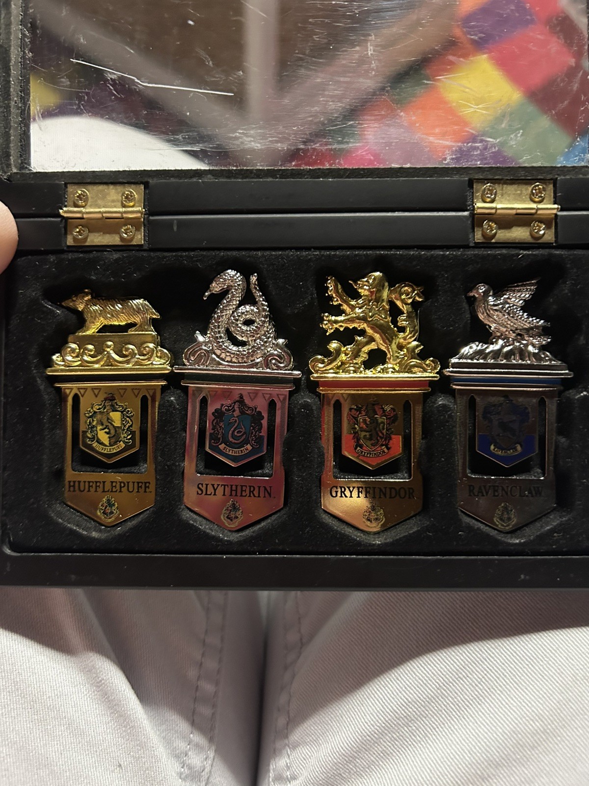 The Noble Collection Harry Potter Hogwarts Bookmarks – 6.3in (16cm) Display Set