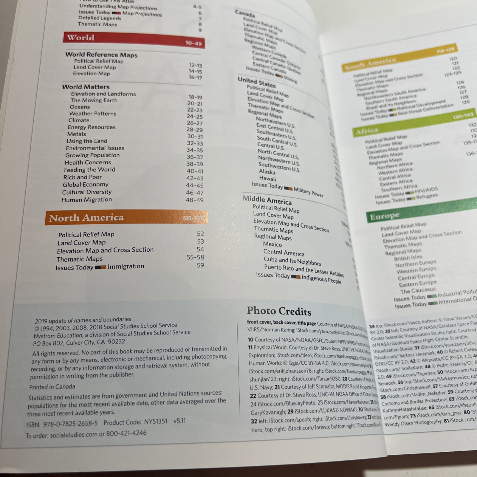 The Nystrom Desk Atlas, 5th edition – Paperback By N/A – VERY GOOD