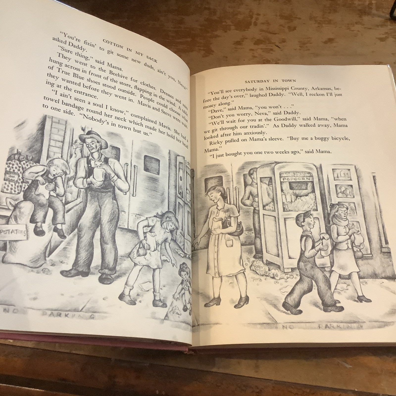 Lois Lenski First Edition Cotton In My Sack Hardcover Dust Jacket 1949 Children