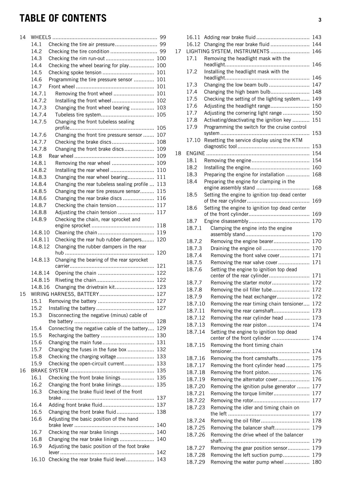 KTM 1290 Super Adventure Service Repair Manual 2016 – COIL BIND – TOUGH COVERS