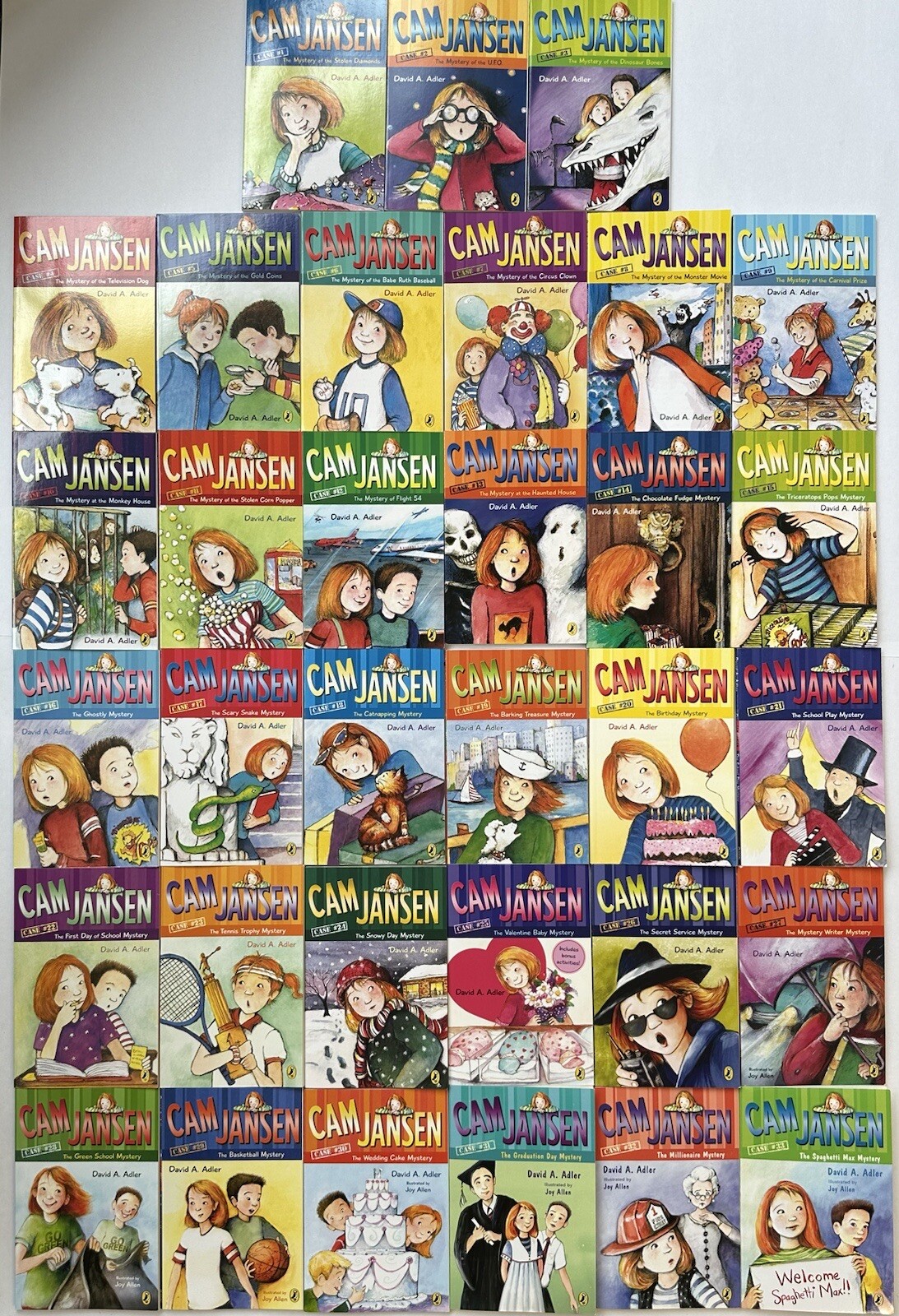 Cam Jansen Children&rsquo;s Mystery Books Set by David Adler Lot 34
