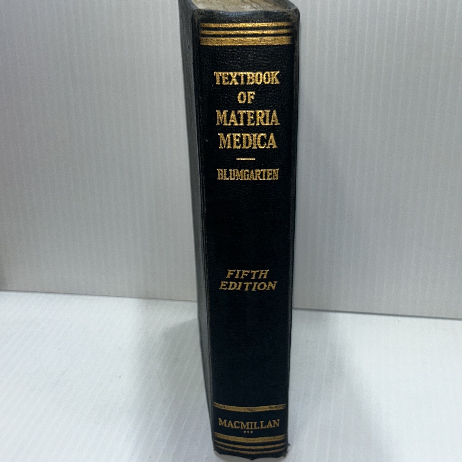 Textbook of Materia Medica Blumgarten 5th Ed 1930 Medicine Pharmacology