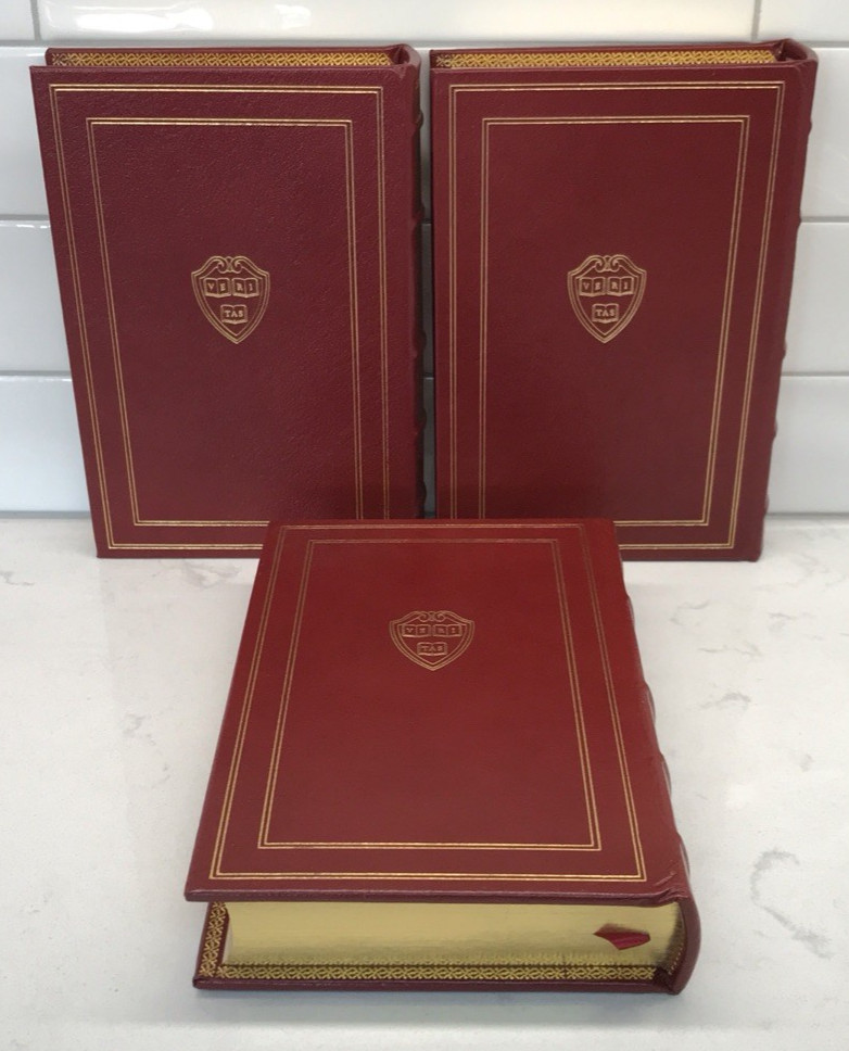 Easton Press Harvard Classics Millennium Ed English Poetry 3 Volume Set 1-3