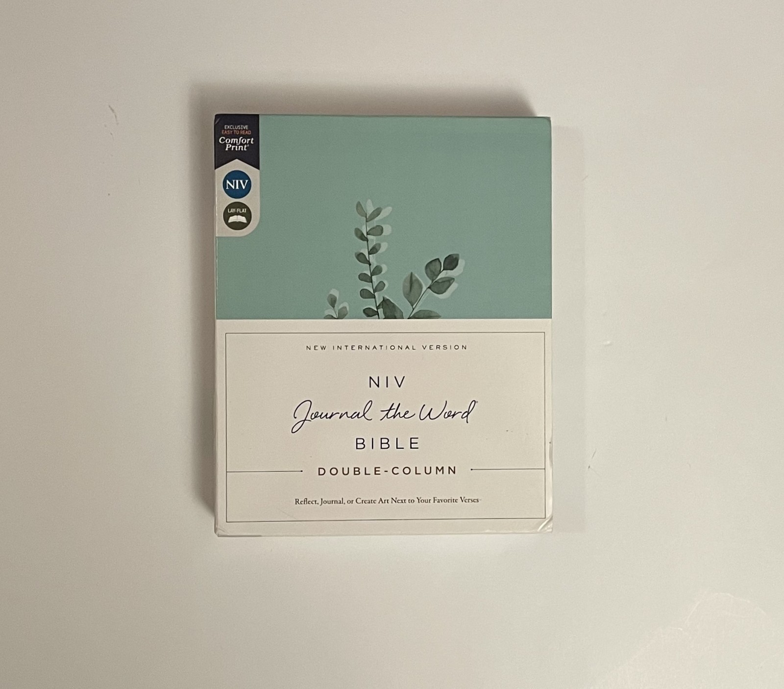 NIV Journal the Word Bible, Double-Column, Cloth Over Board, Teal, Red Letter