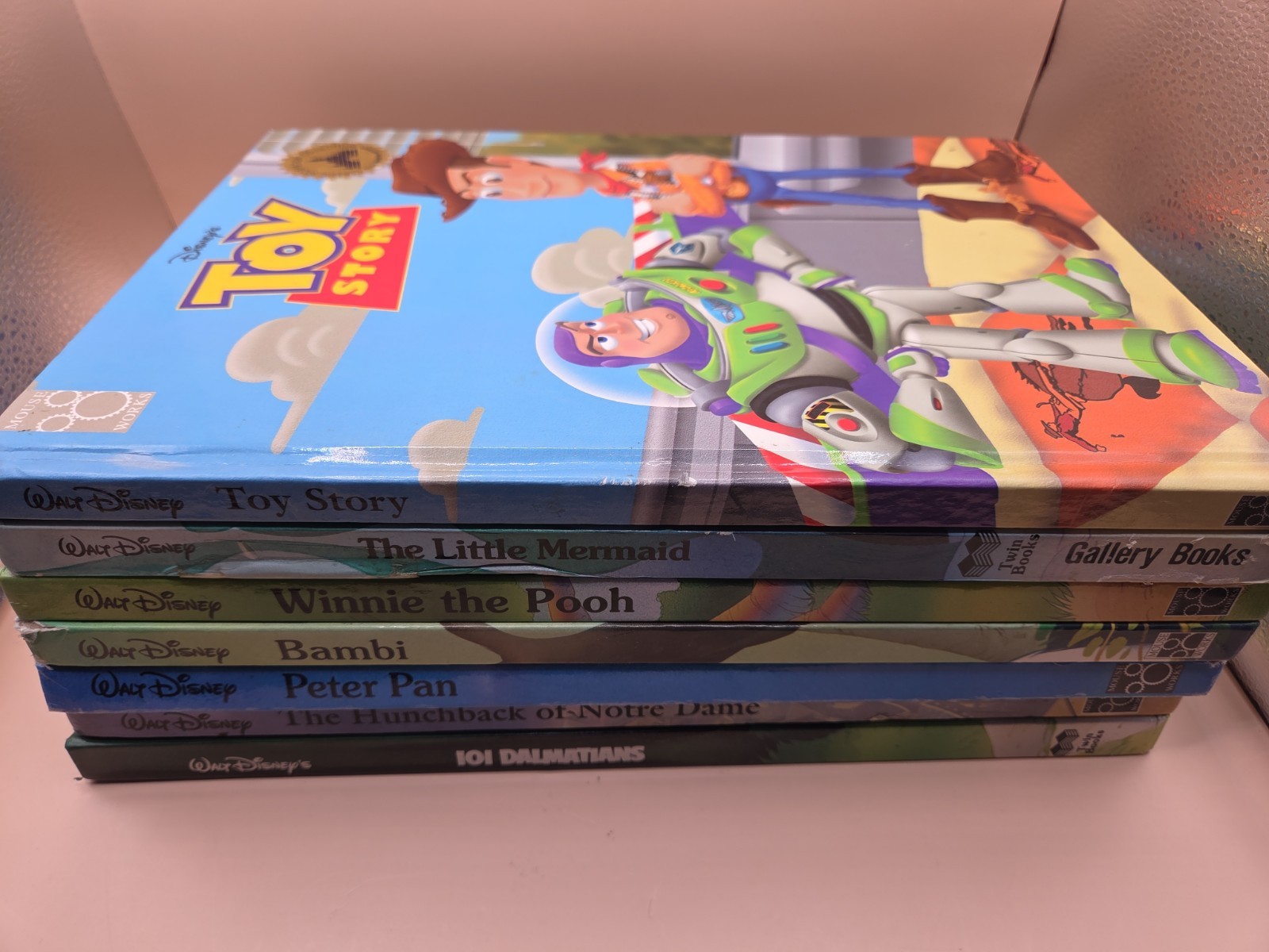 Lot of 7 Walt Disney Oversize Hardcover Books Gallery Twin Mouse Works Classic