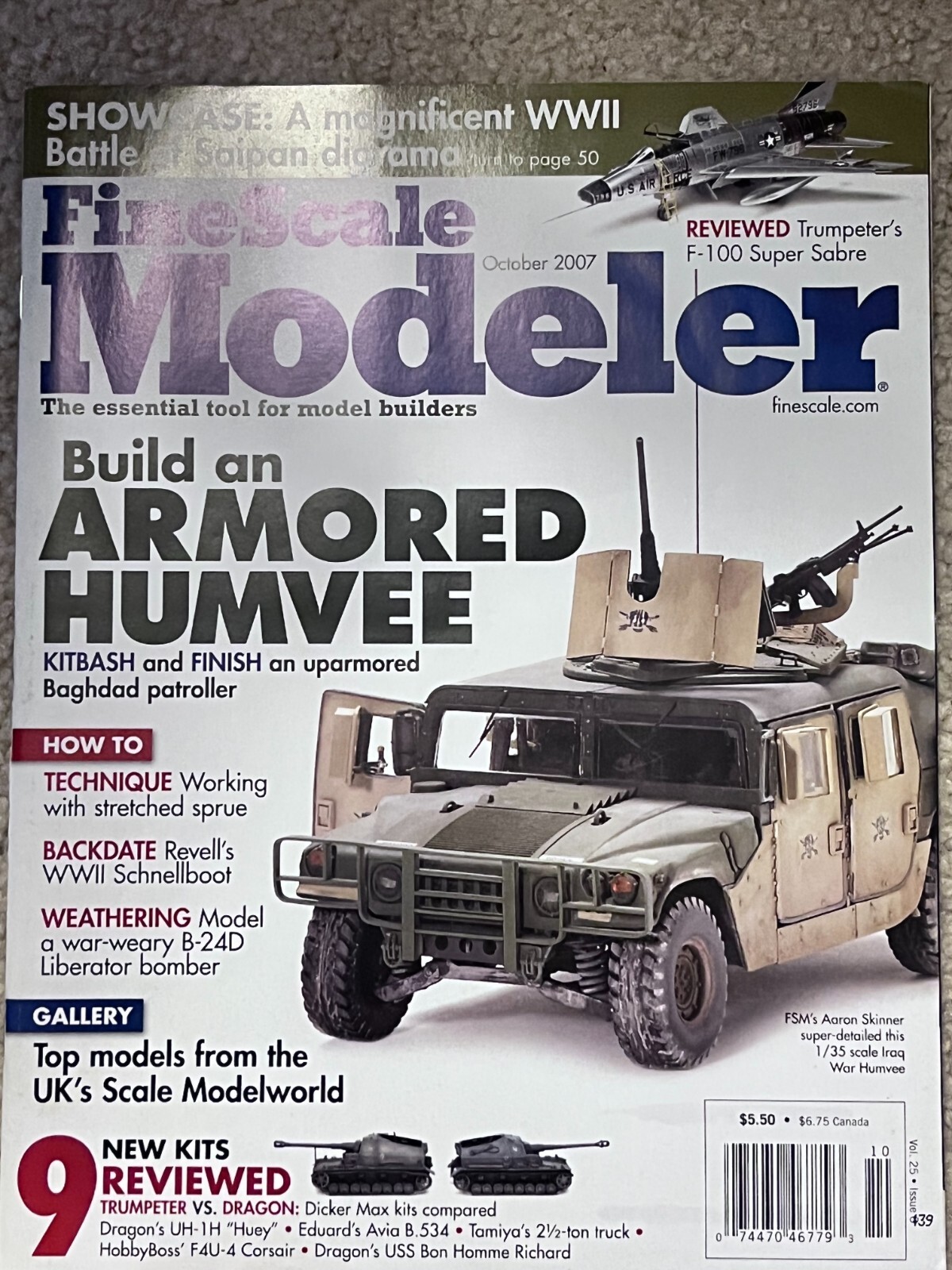 Minicraft B-24D – Tamiya Humvee – Convert Revell Schnellboot to S-38 Gunfighter