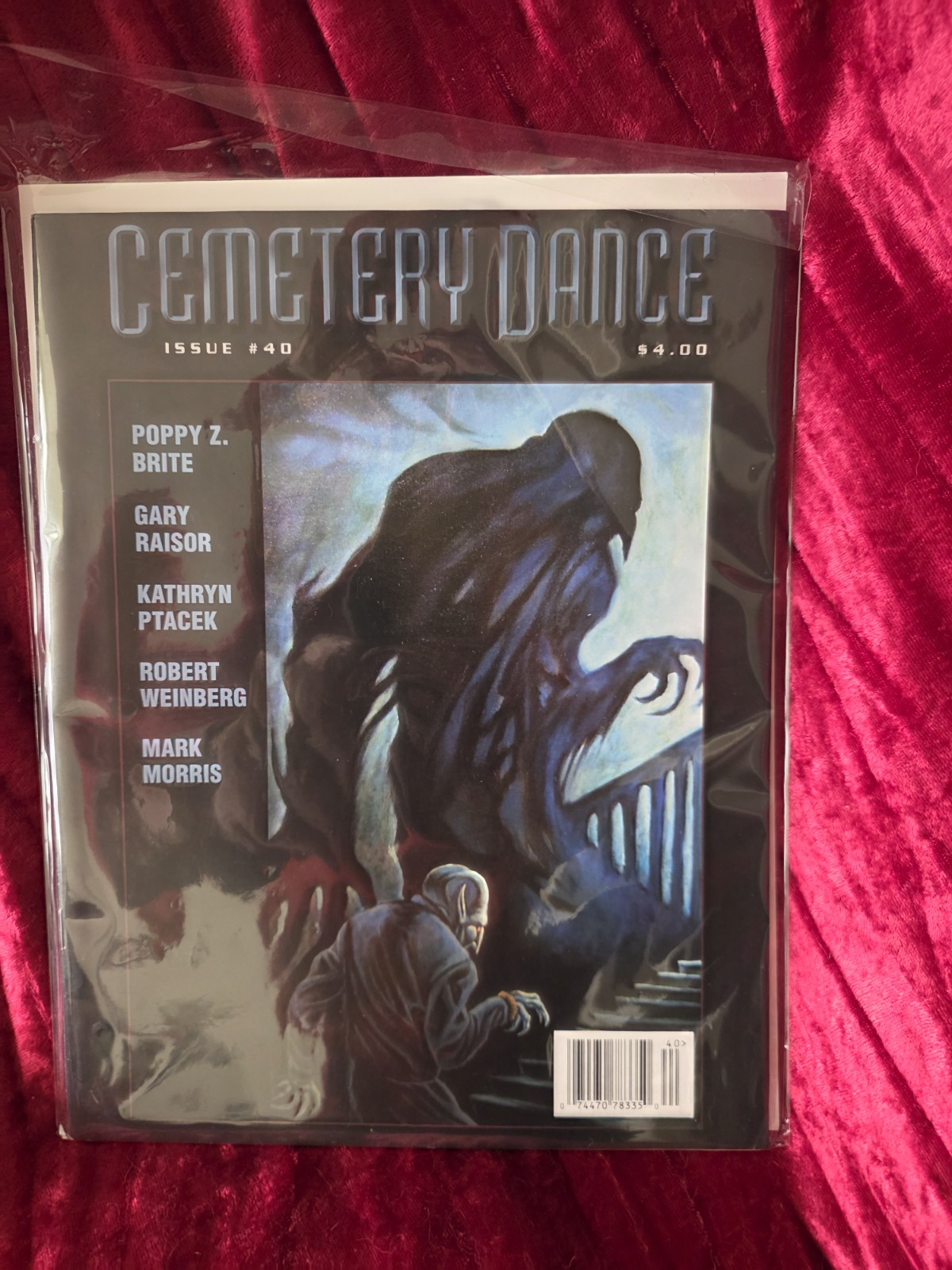 CEMETERY DANCE magazine issue 40 Poppy Z. Brite, Gary Raisor, Robert Weinberg