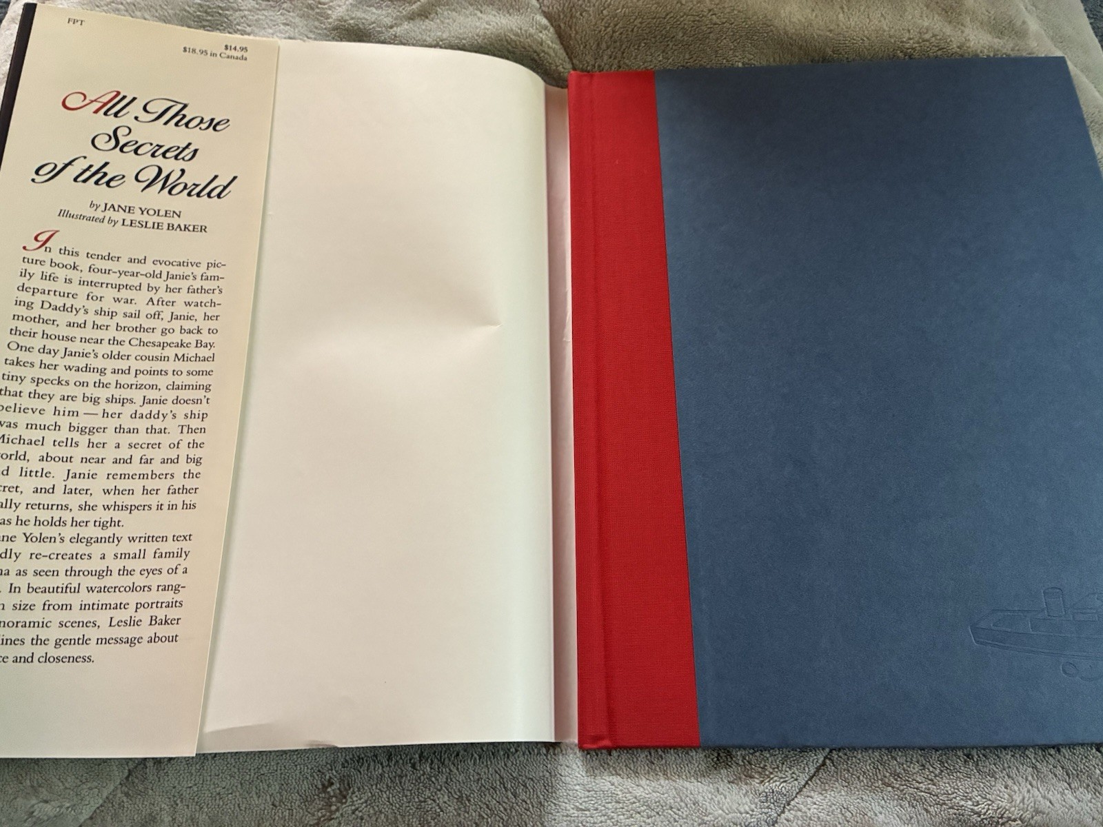 All Those Secrets Of The World by Jane Yolen 1991 1st Ed.