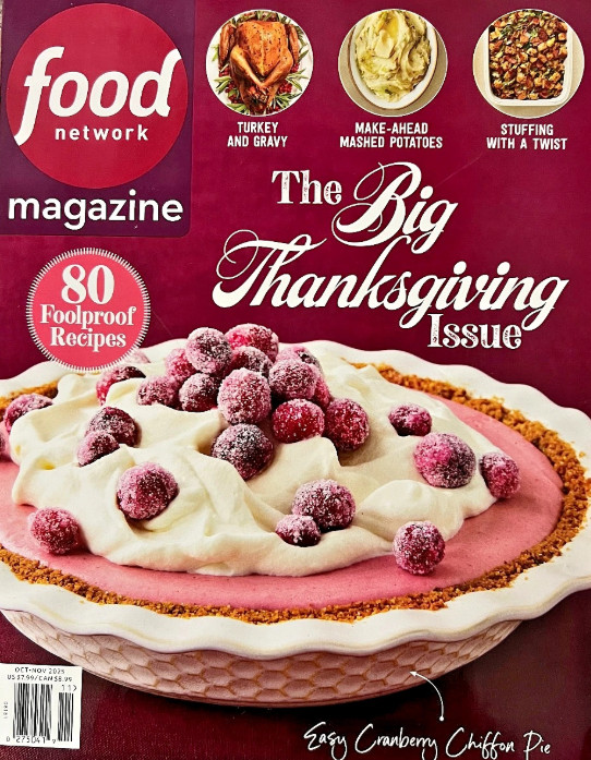Food Network Magazine November 2025 • « The Big Thanksgiving issue » 80 Recipes