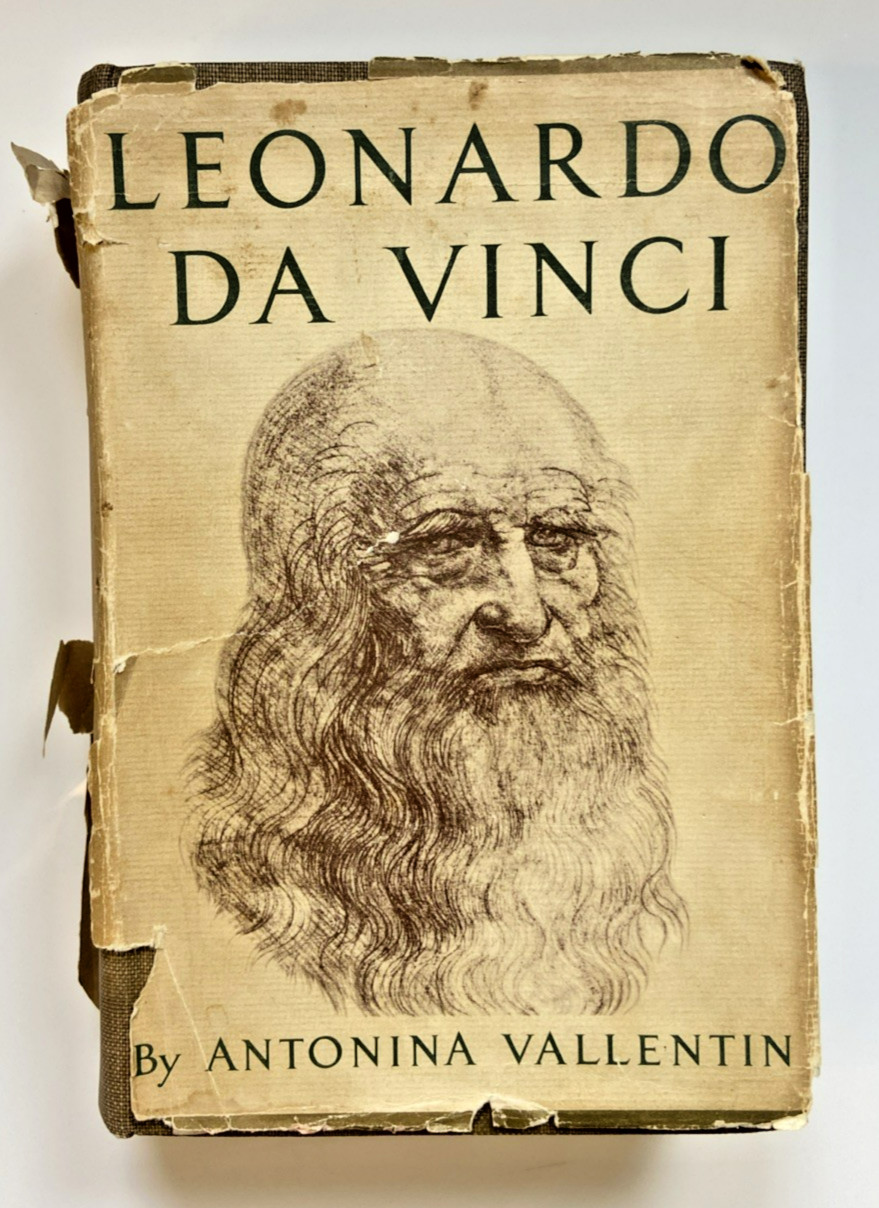 VTG Leonardo da Vinci Antonina Vallentin 1938 1st Edition Illustrated Biography