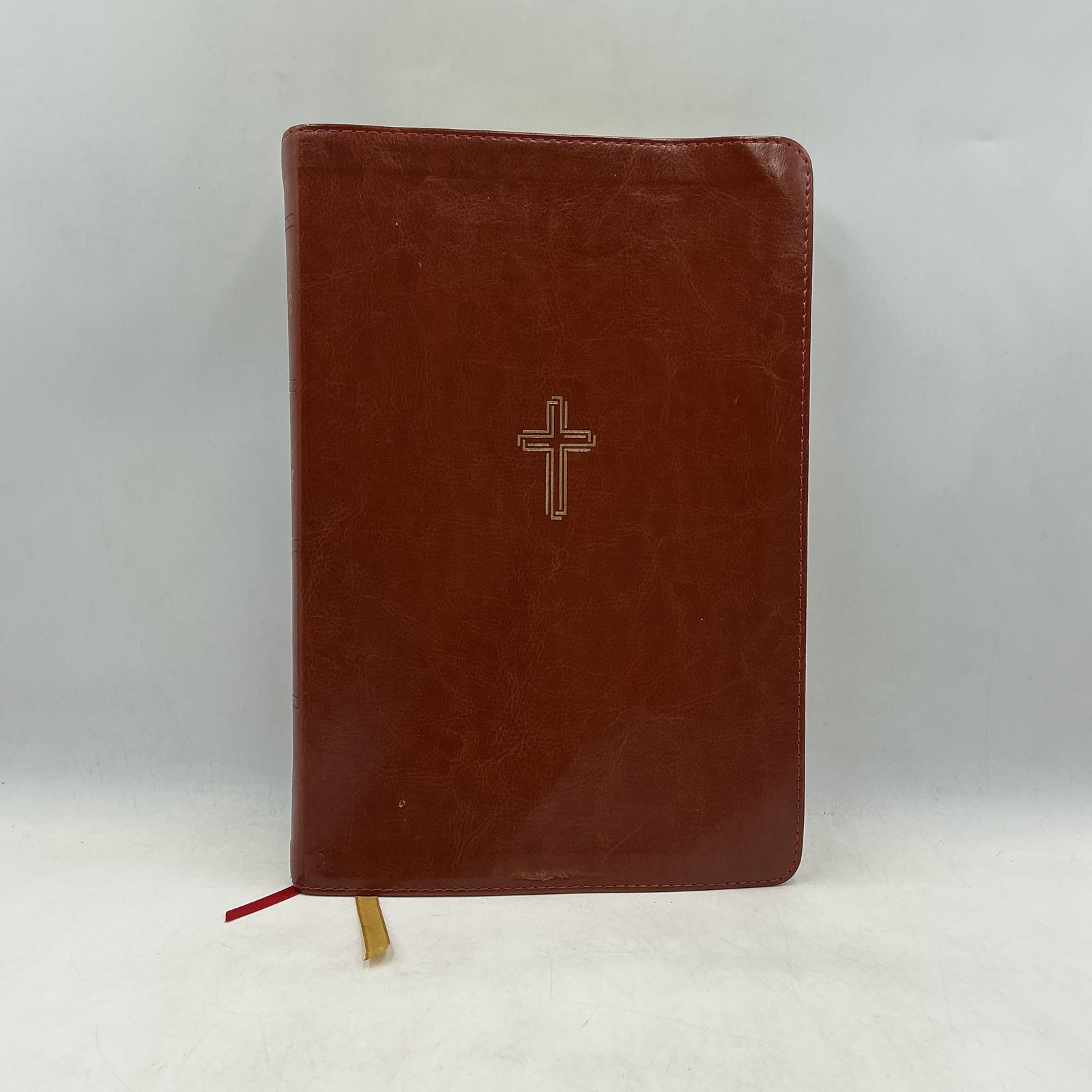 NASB THINLINE BIBLE LARGE PRINT LOCKMAN FOUNDATION ZONDERVAN BROWN FAUX LEATHER