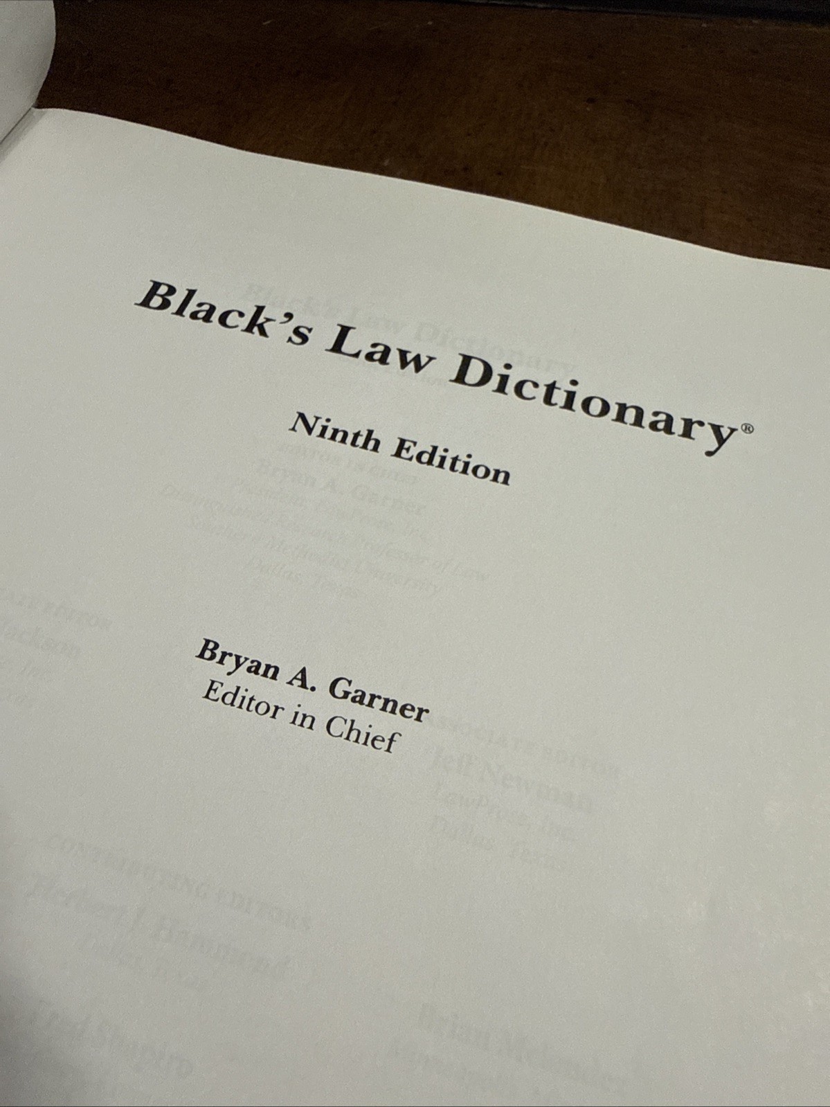 Black&rsquo;s Law Dictionary, Standard Ninth Edition by Bryan A. Garner Hardcover