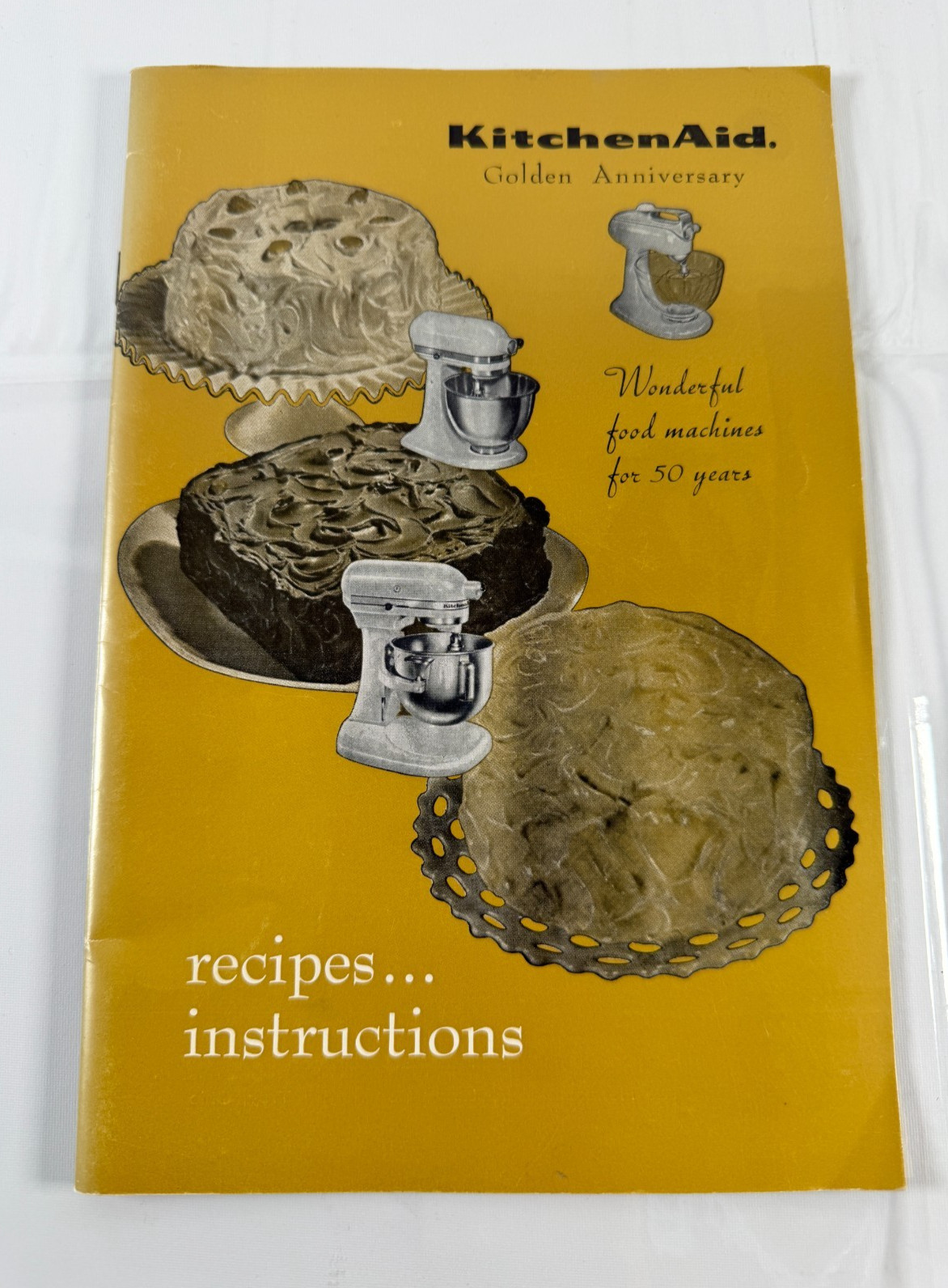 KitchenAid Golden Anniversary 1965 Recipes and Instructions Booklet 34 Pages