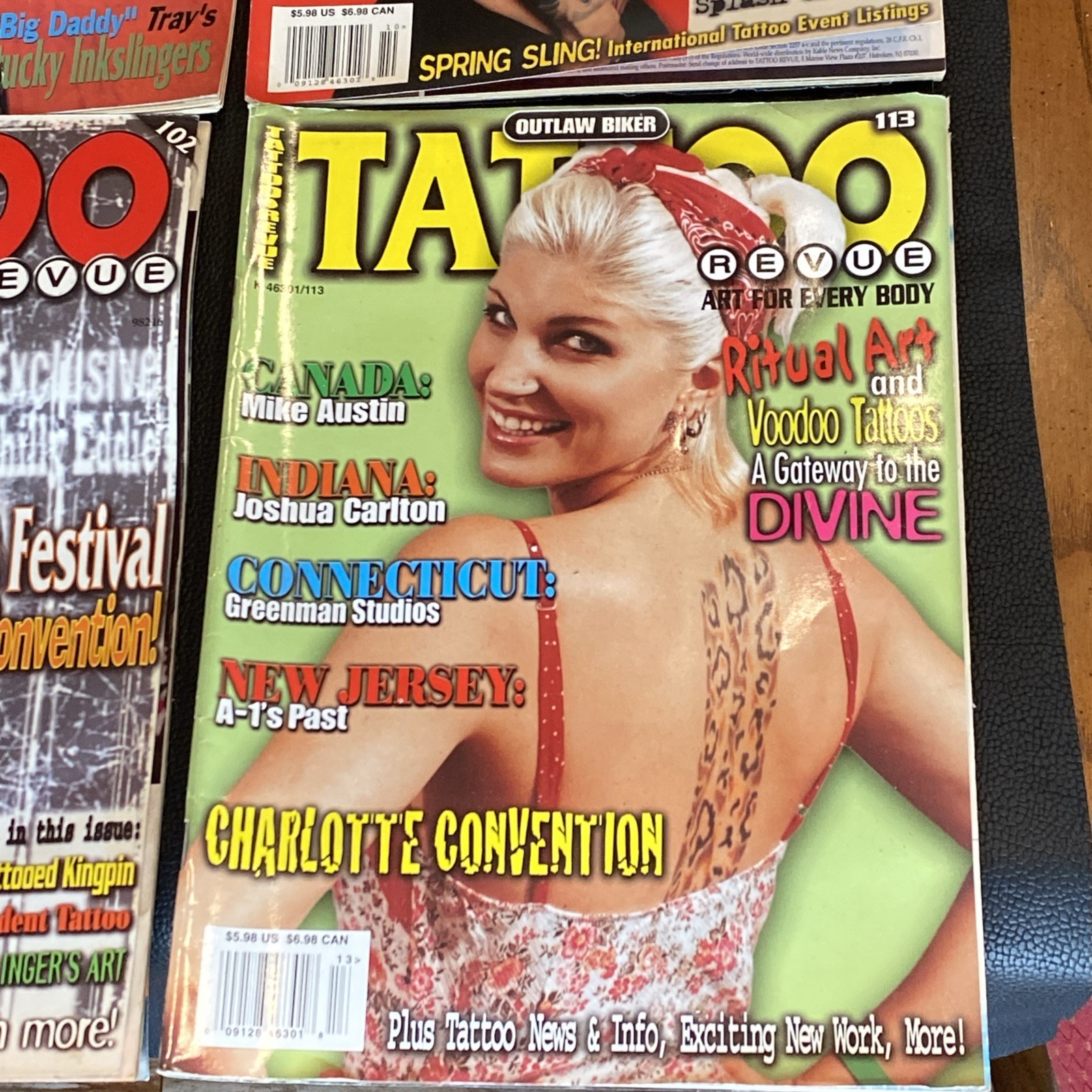 Lot of 17 Issue Vintage Tattoo Revue Magazine Late 1990s 2000s Ink Design Ideas
