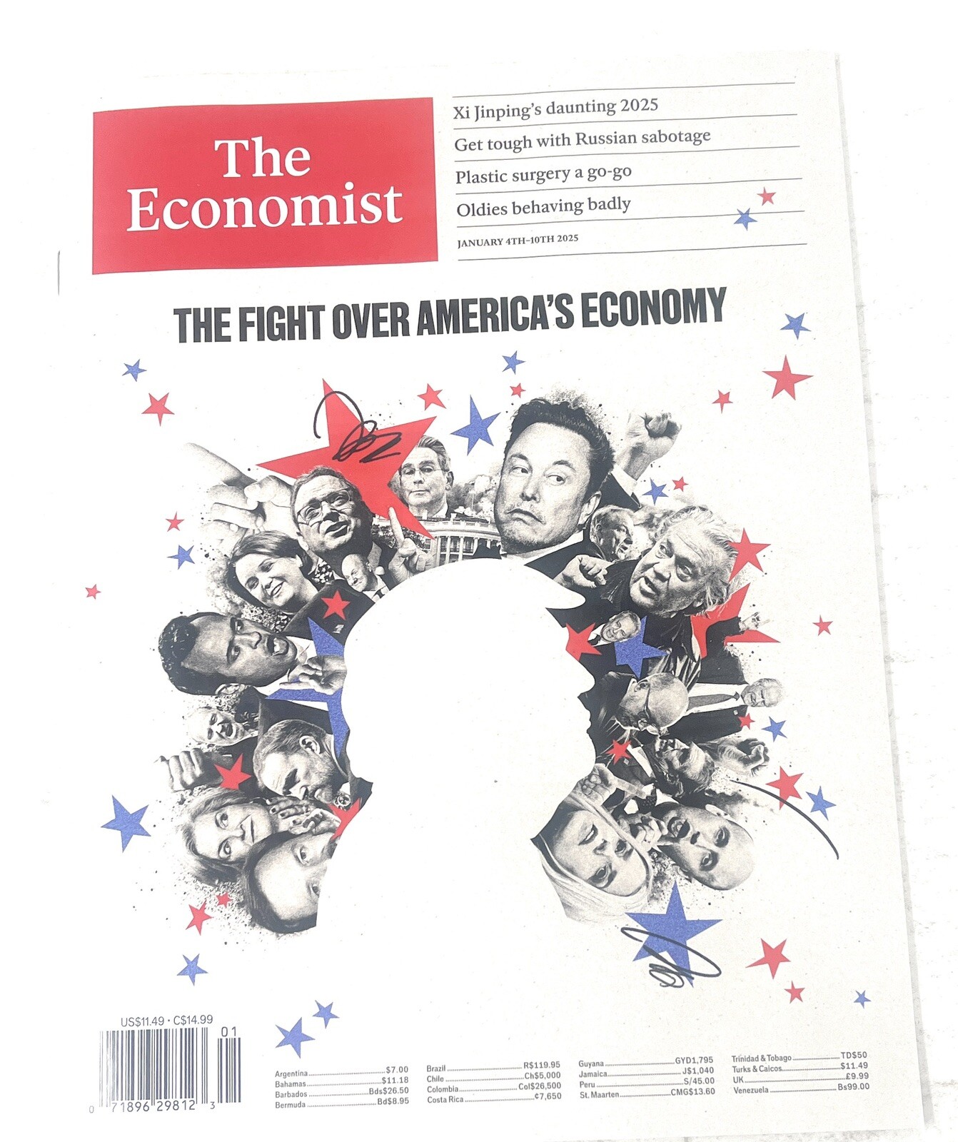 THE ECONOMIST MAGAZINE – JANUARY 4 / 10, 2025 – THE FIGHT OVER AMERICA&rsquo;S ECONOMY