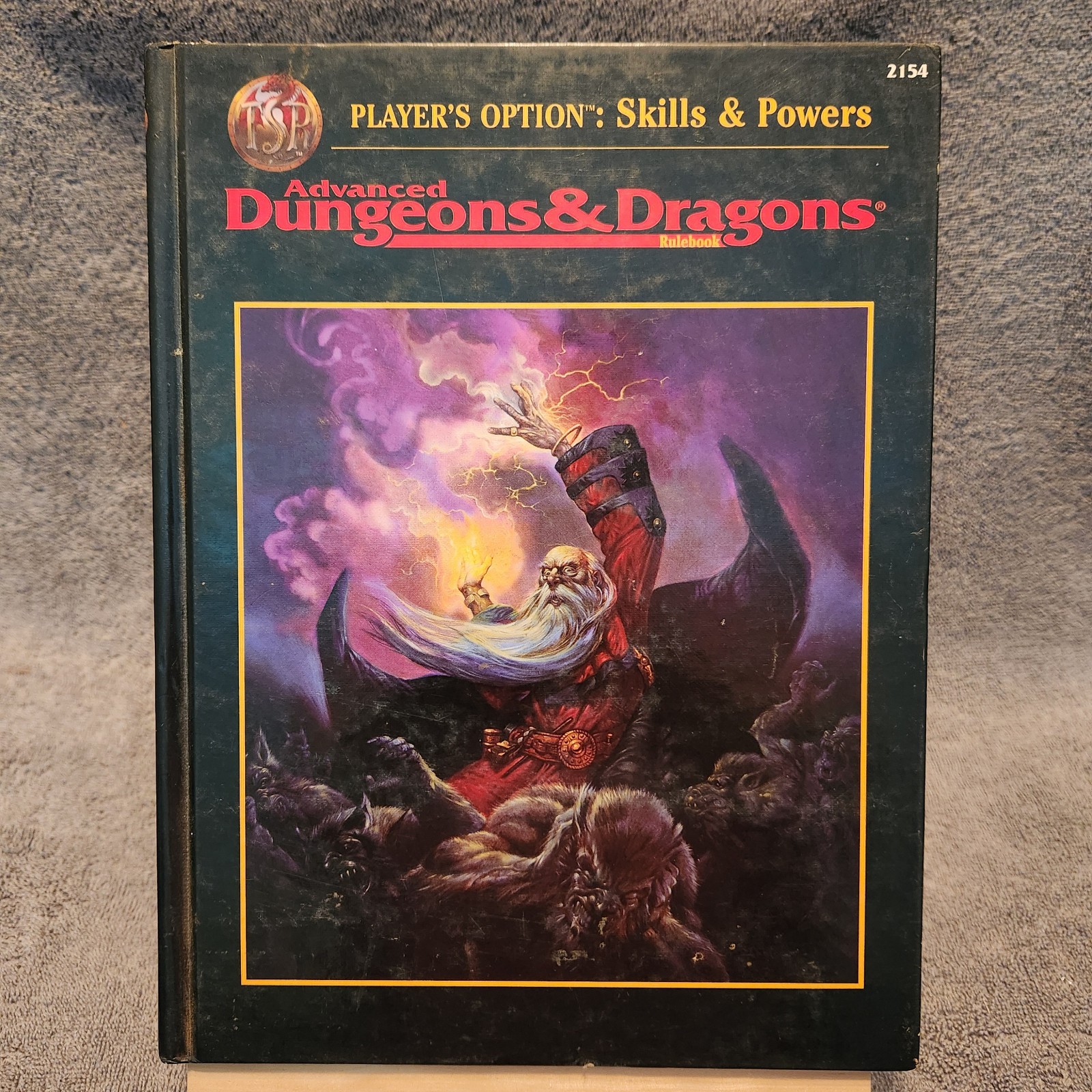 Player&rsquo;s Option: Skills & Powers # 2154 AD&D Dungeons and Dragons Hardcover VG