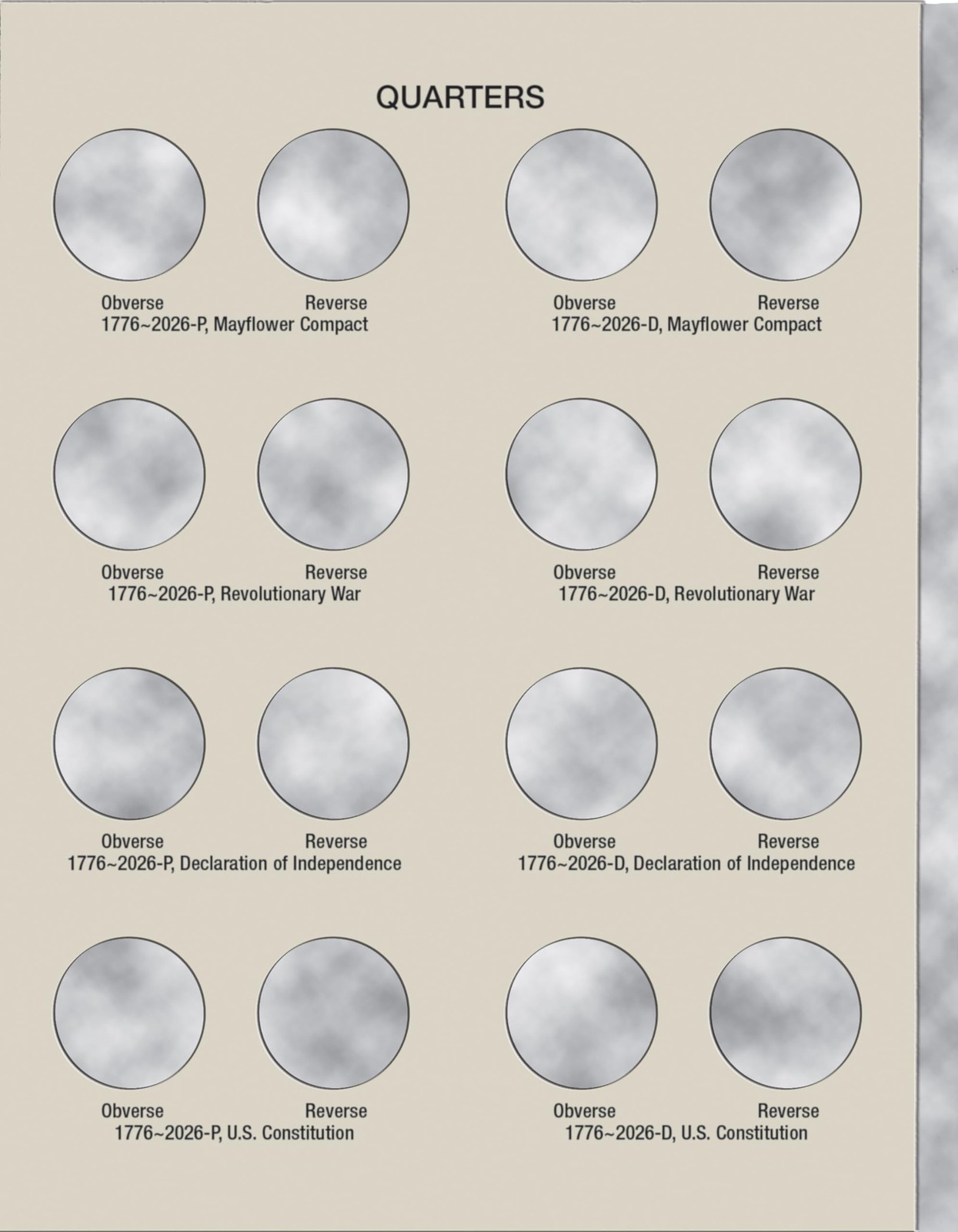 H.E. Harris® Coin Folder – United States 250th Anniversary Collection: 2026
