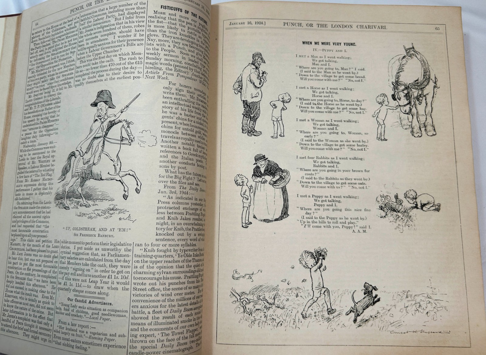 Rare Winnie-the-Pooh, 1924 Rare First Appearance, First Edition, ~A.A.Milne