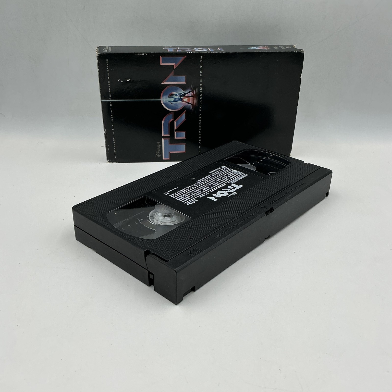 Vintage Disney&rsquo;s TRON 20th Anniversary Collector&rsquo;s Edition Black VHS 2002