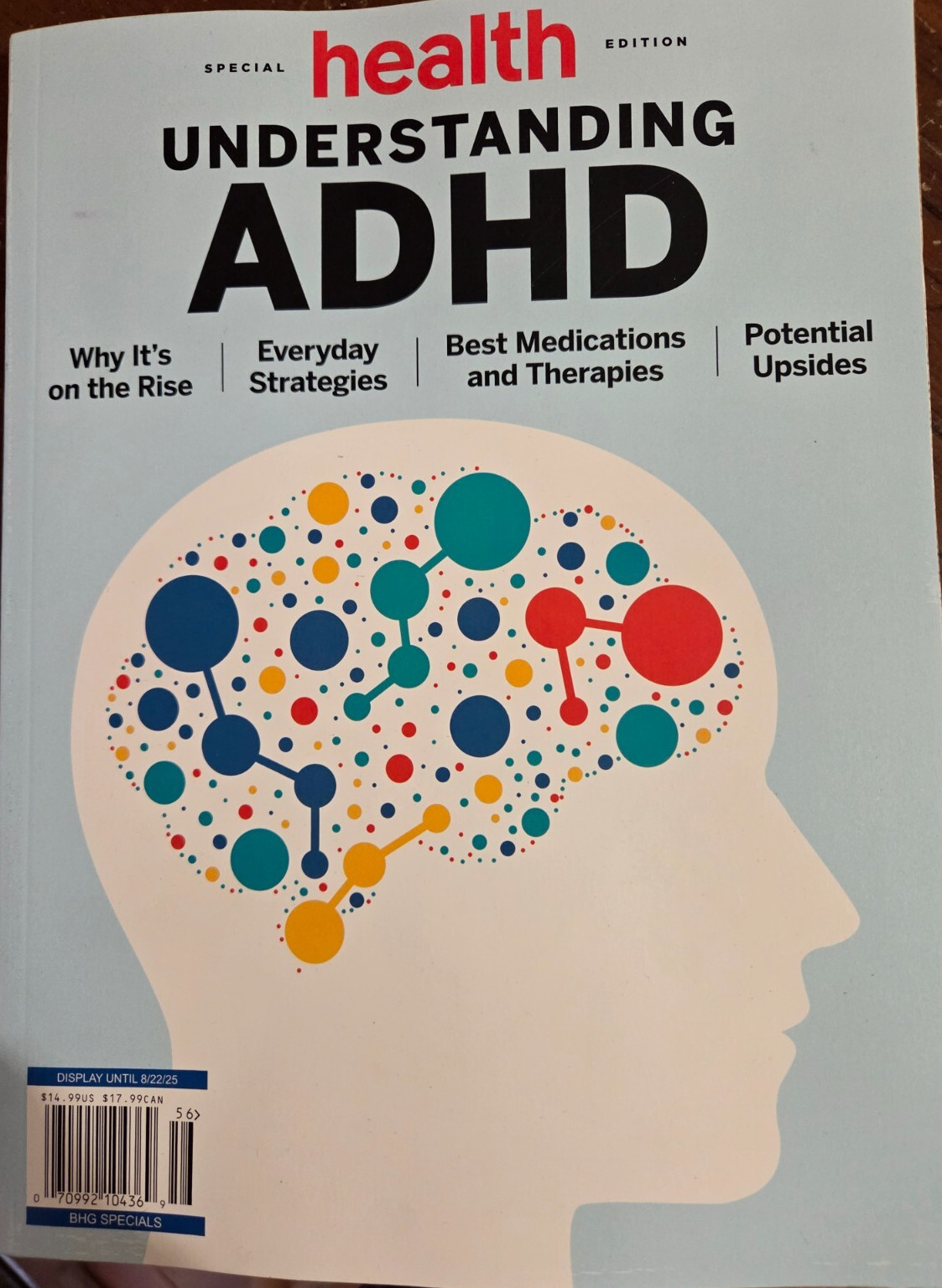 Health Magazine-Special Edition-Understanding ADHD-2025-Brand New-Never Read!