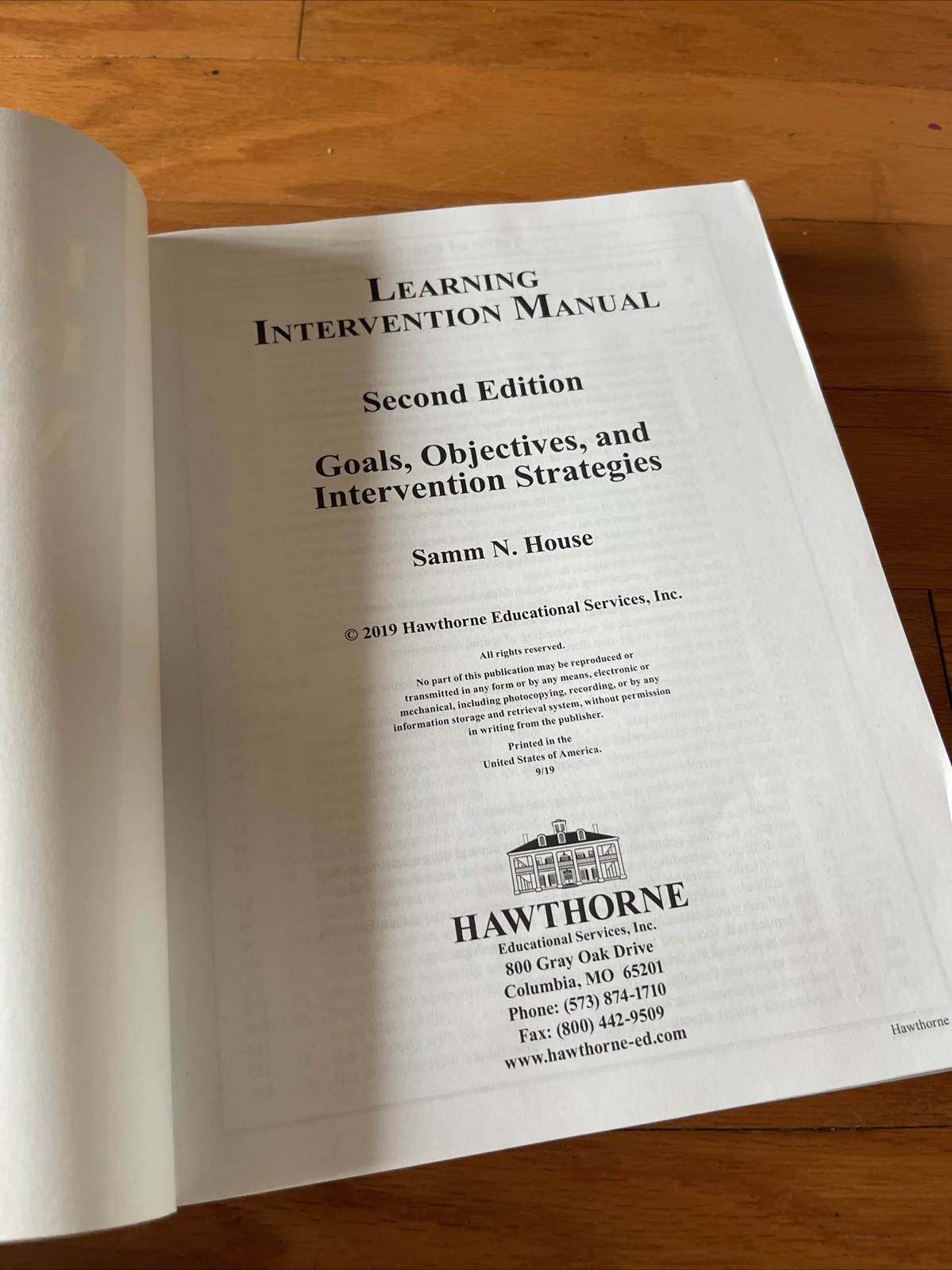 Learning Intervention Manual – Second Edition : Goals, Objectives, and…