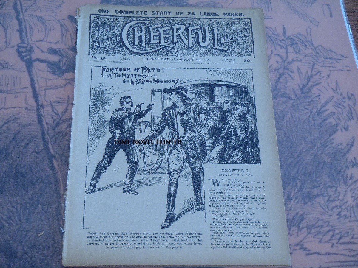 ALDINE CHEERFUL LIBRARY #538 GBR PENNY DREADFUL DIME NOVEL