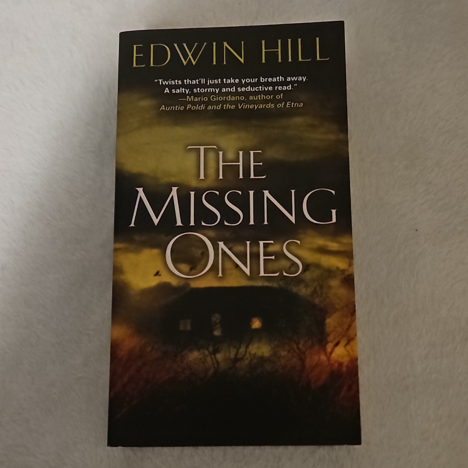 Edwin Hill The Missing Ones Mass Market Paperback Novel, Kensington English 2020