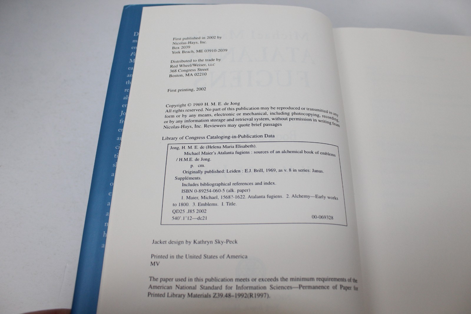 Michael Maier&rsquo;s Atalanta Fugiens Sources Alchemical Book of Emblems deJong 2002