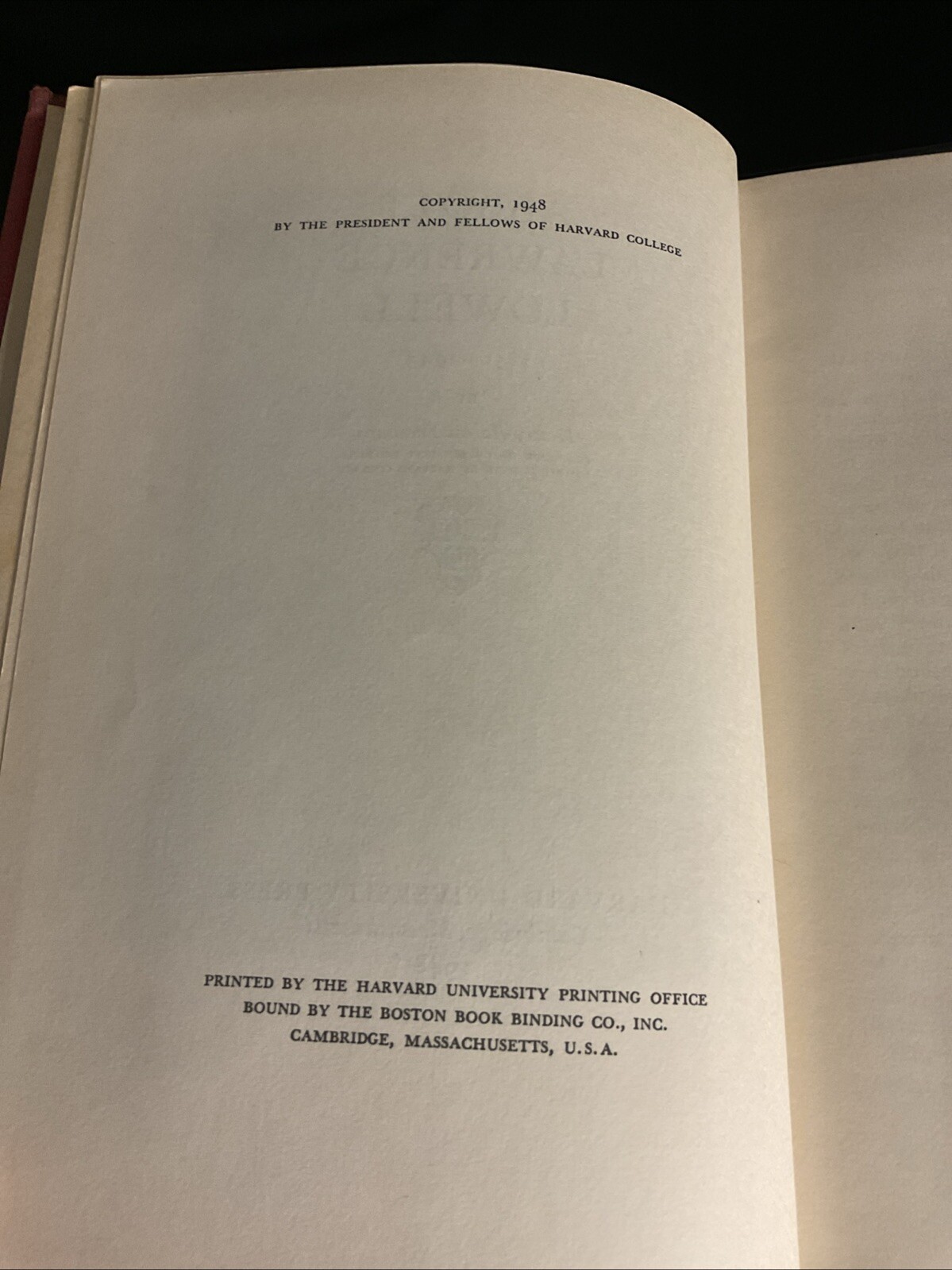 1948 SIGNED Abbott Lawrence Lowell by Henry Aaron Yeomans First Edition HC