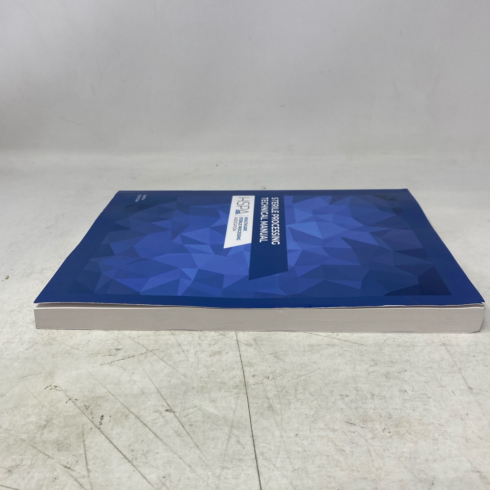 HSPA Sterile Processing Technical Manual 9th Ed Paperback Blue 8.5×11