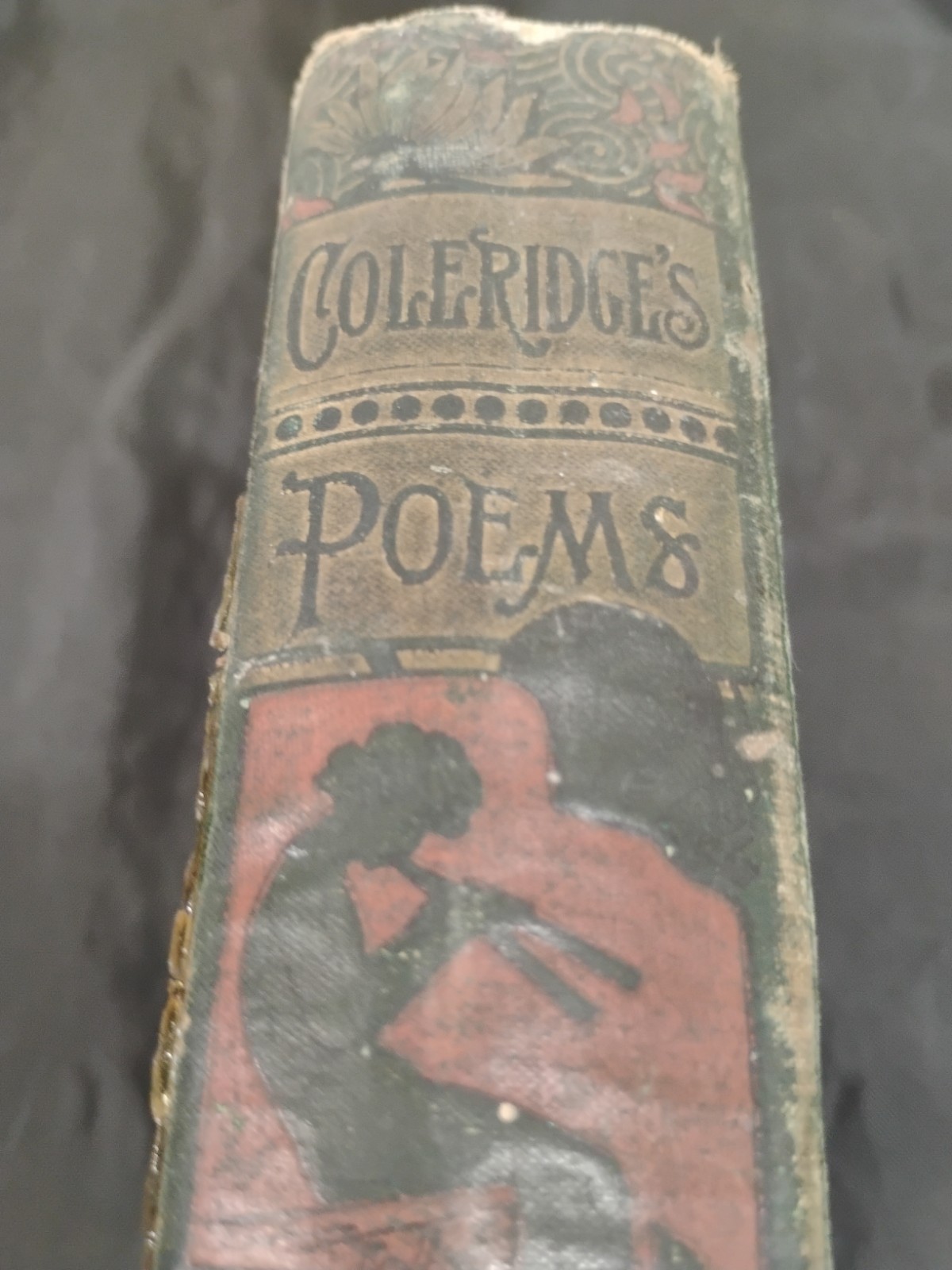 Antique Coleridges Poems Printed By Belford, Chicago, Il. 600+ Pages